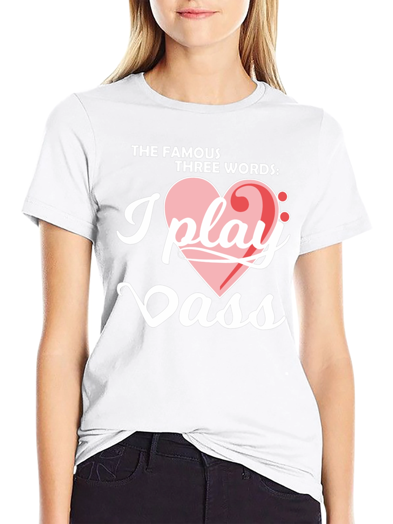 I Play Bass Graphic T-Shirt - Music Lover Tee