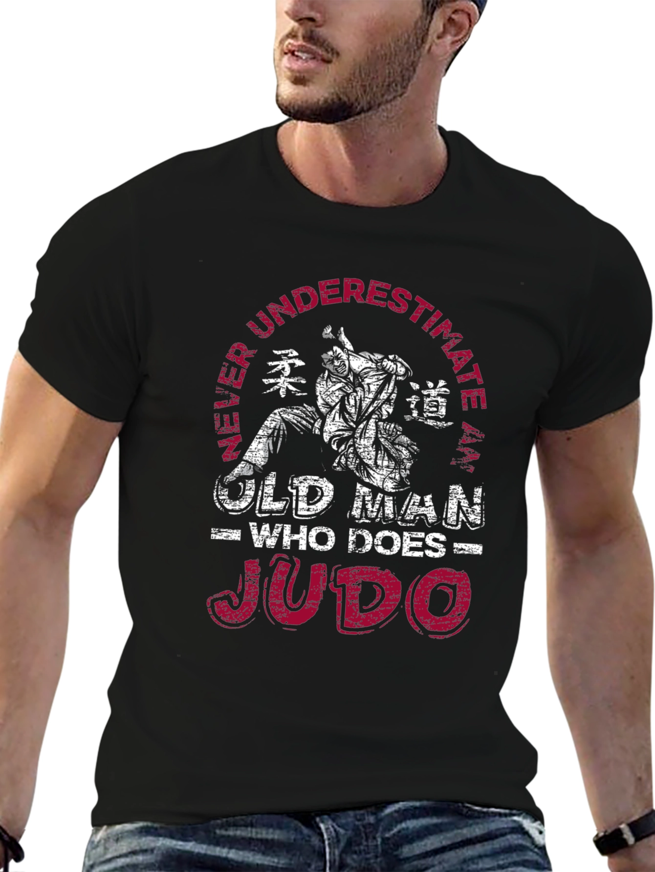 Never Underestimate an Old Man Who Does Judo T-Shirt