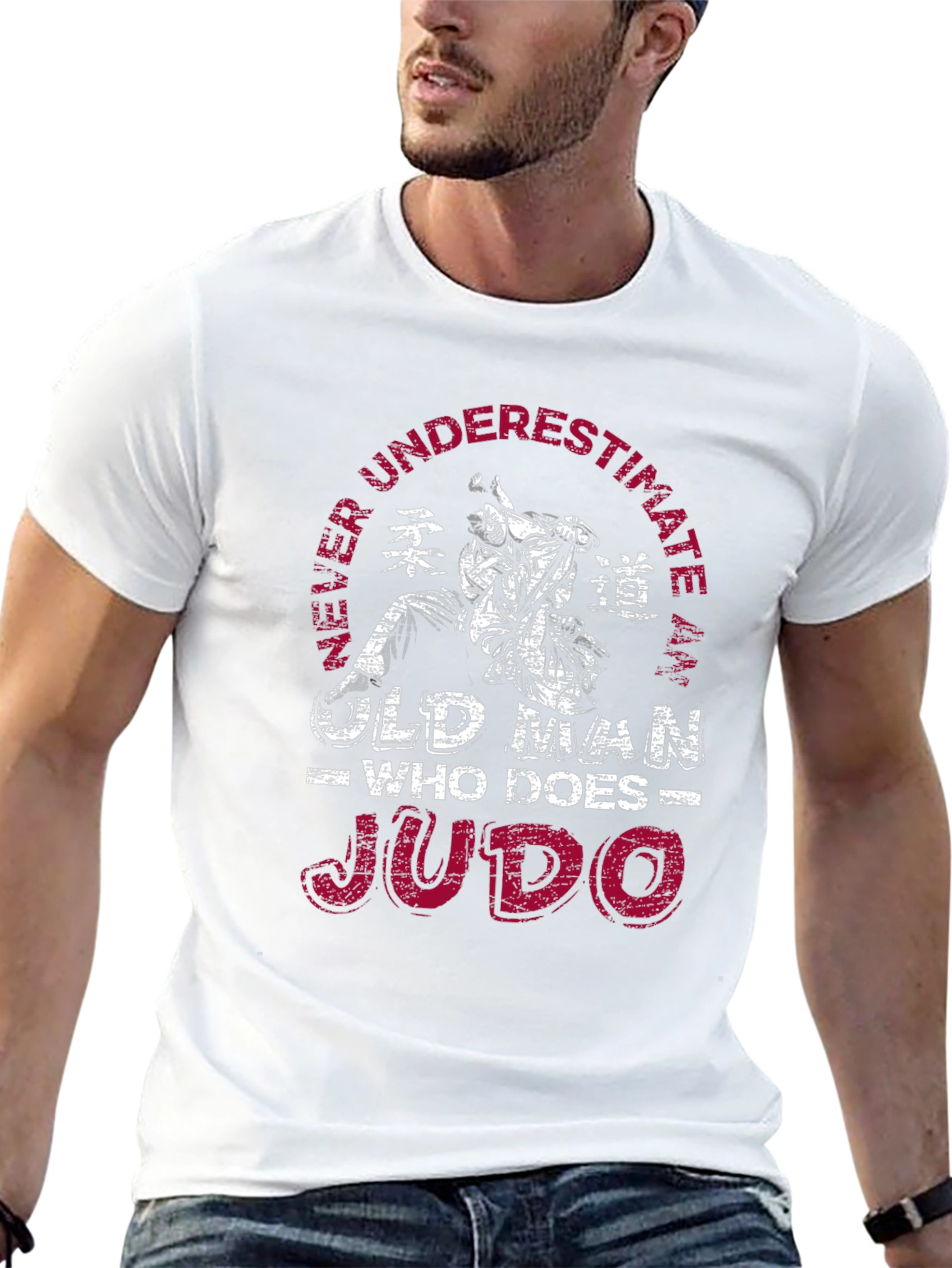 Never Underestimate an Old Man Who Does Judo T-Shirt