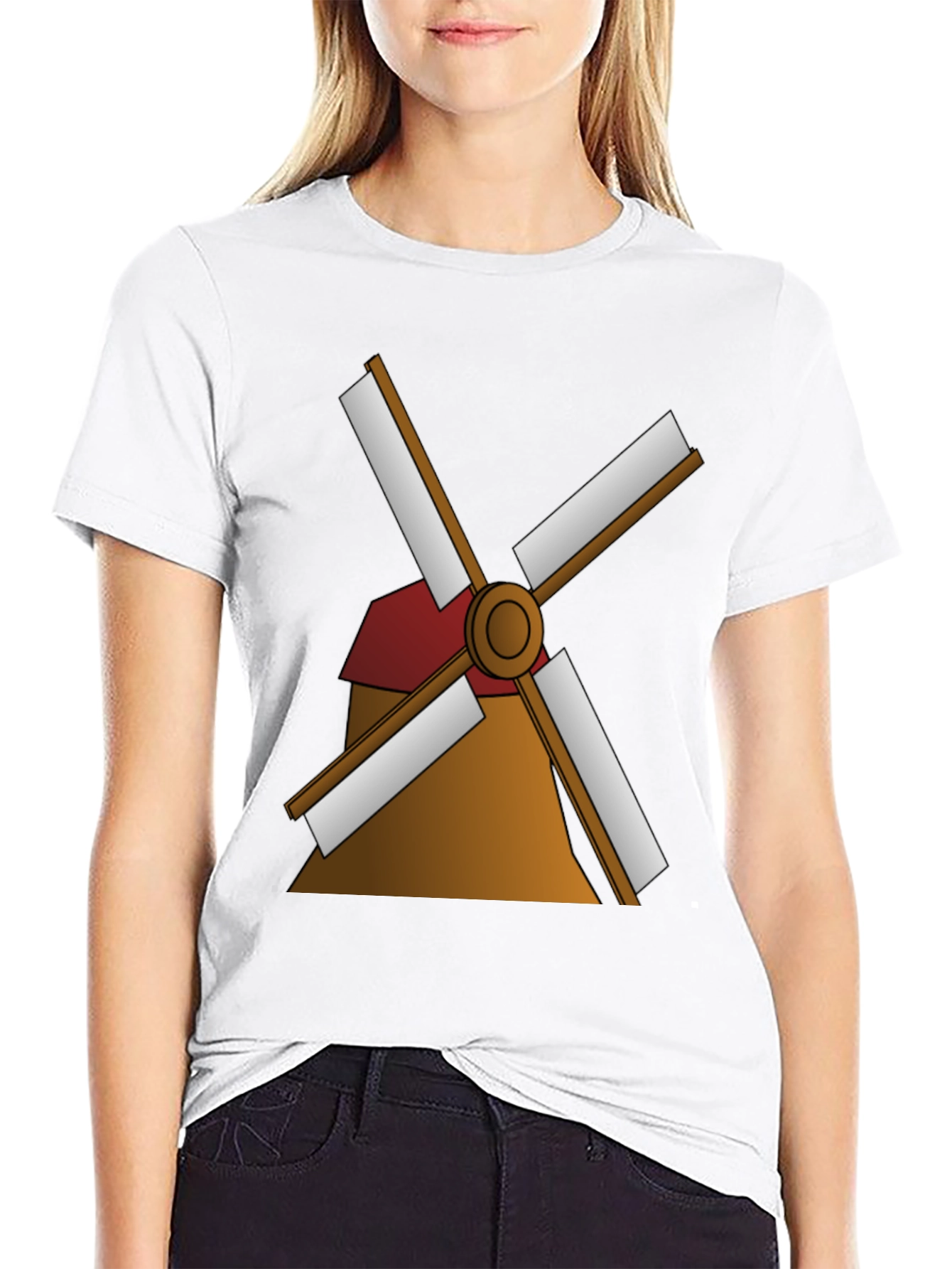 Windmill Graphic Tee - Classic Style