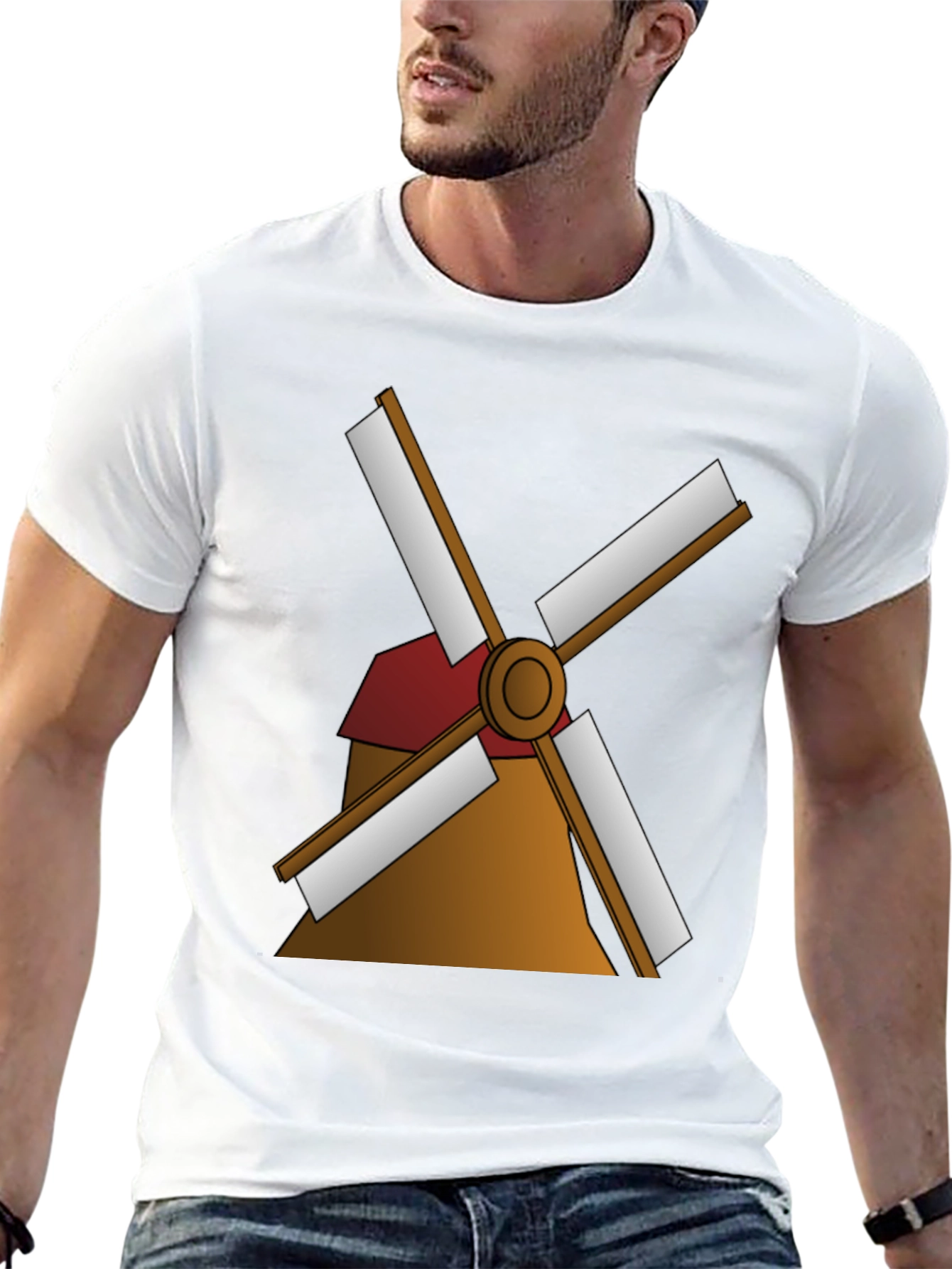 Windmill Graphic Tee - Classic Style