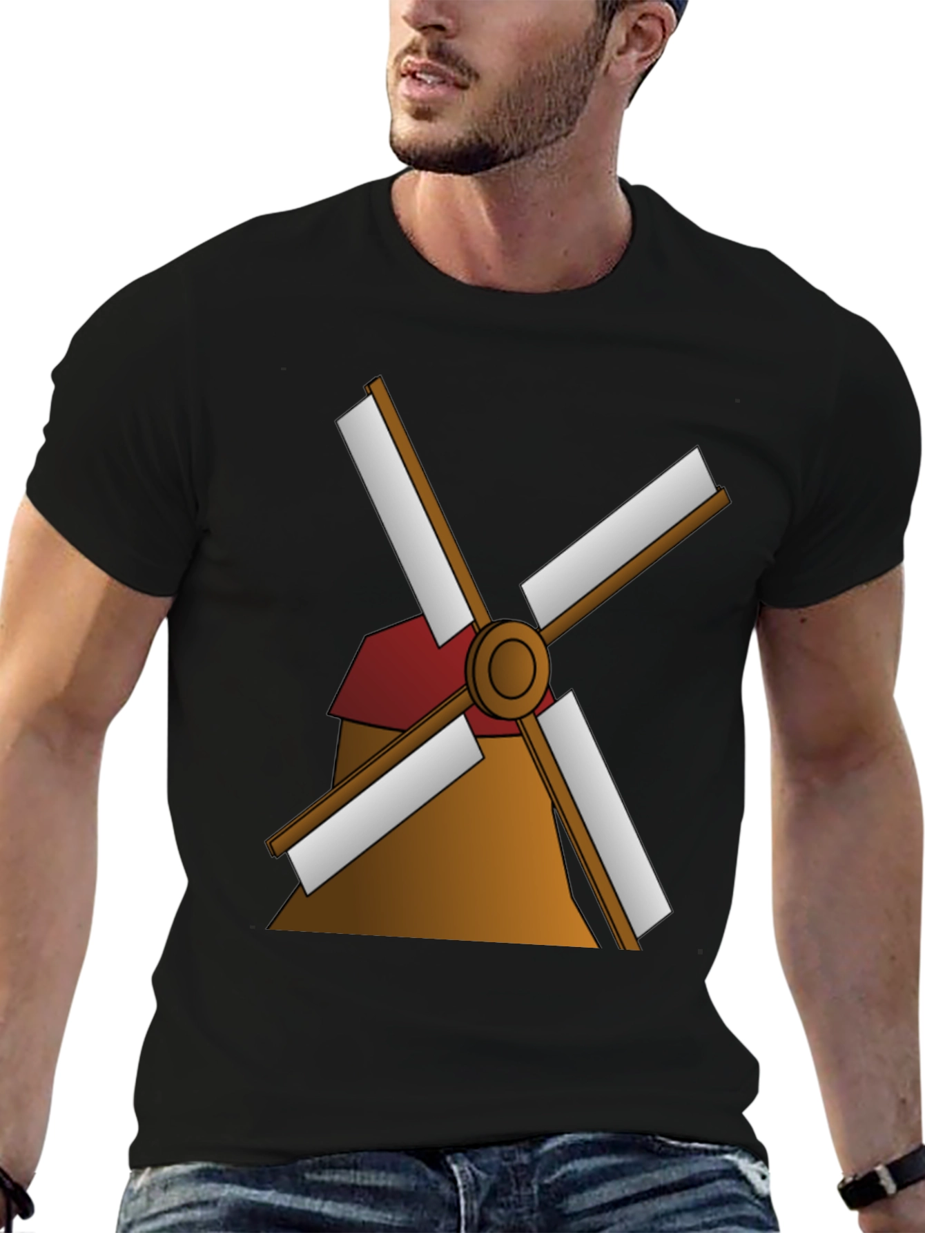 Windmill Graphic Tee - Classic Style