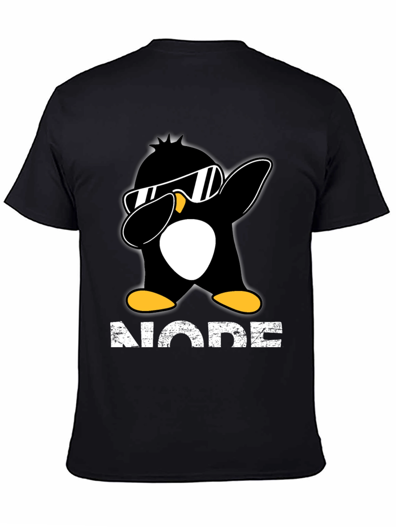 Dabbing Penguin T-Shirt - NODE Programmer Tee