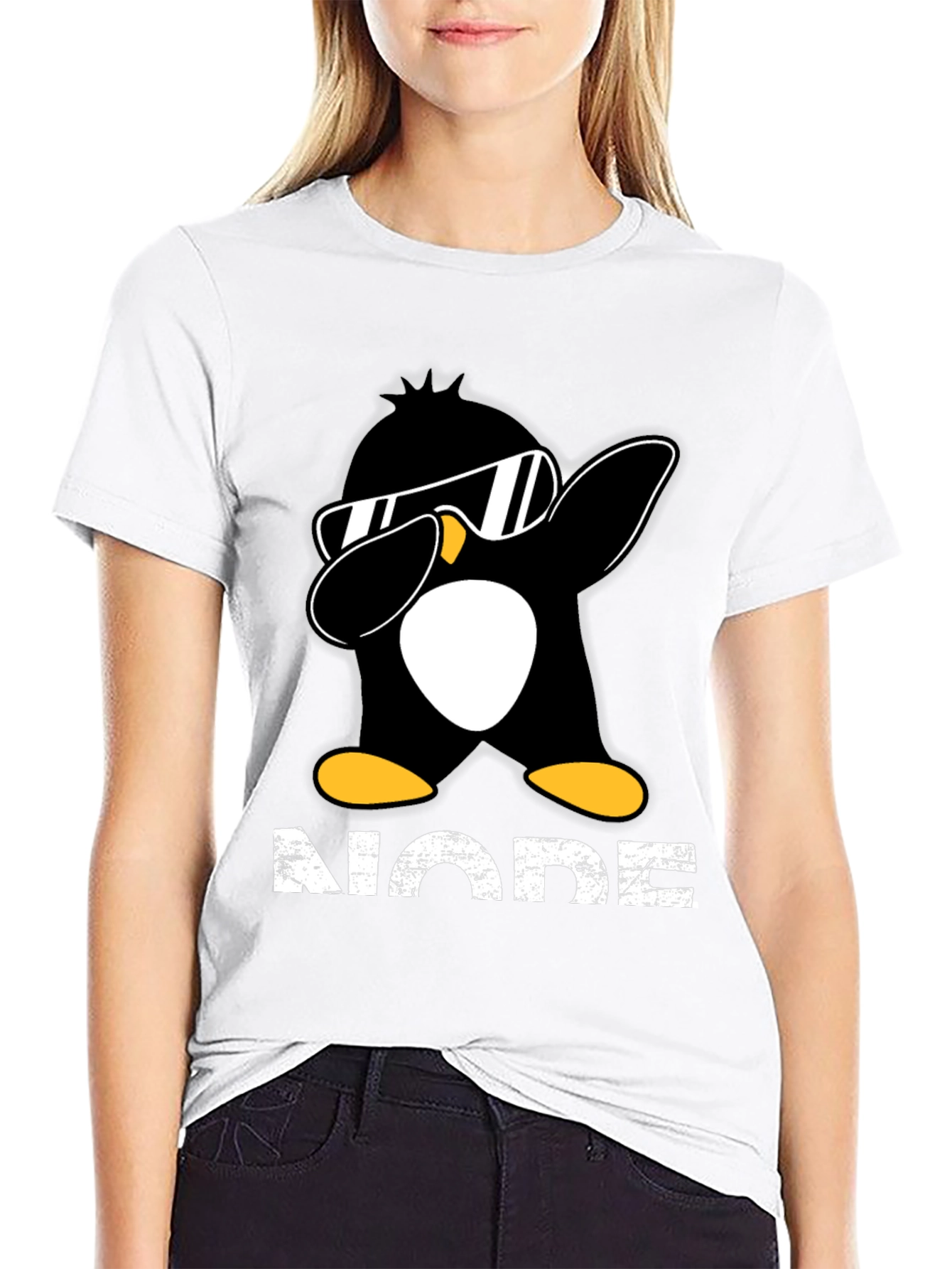 Dabbing Penguin T-Shirt - NODE Programmer Tee