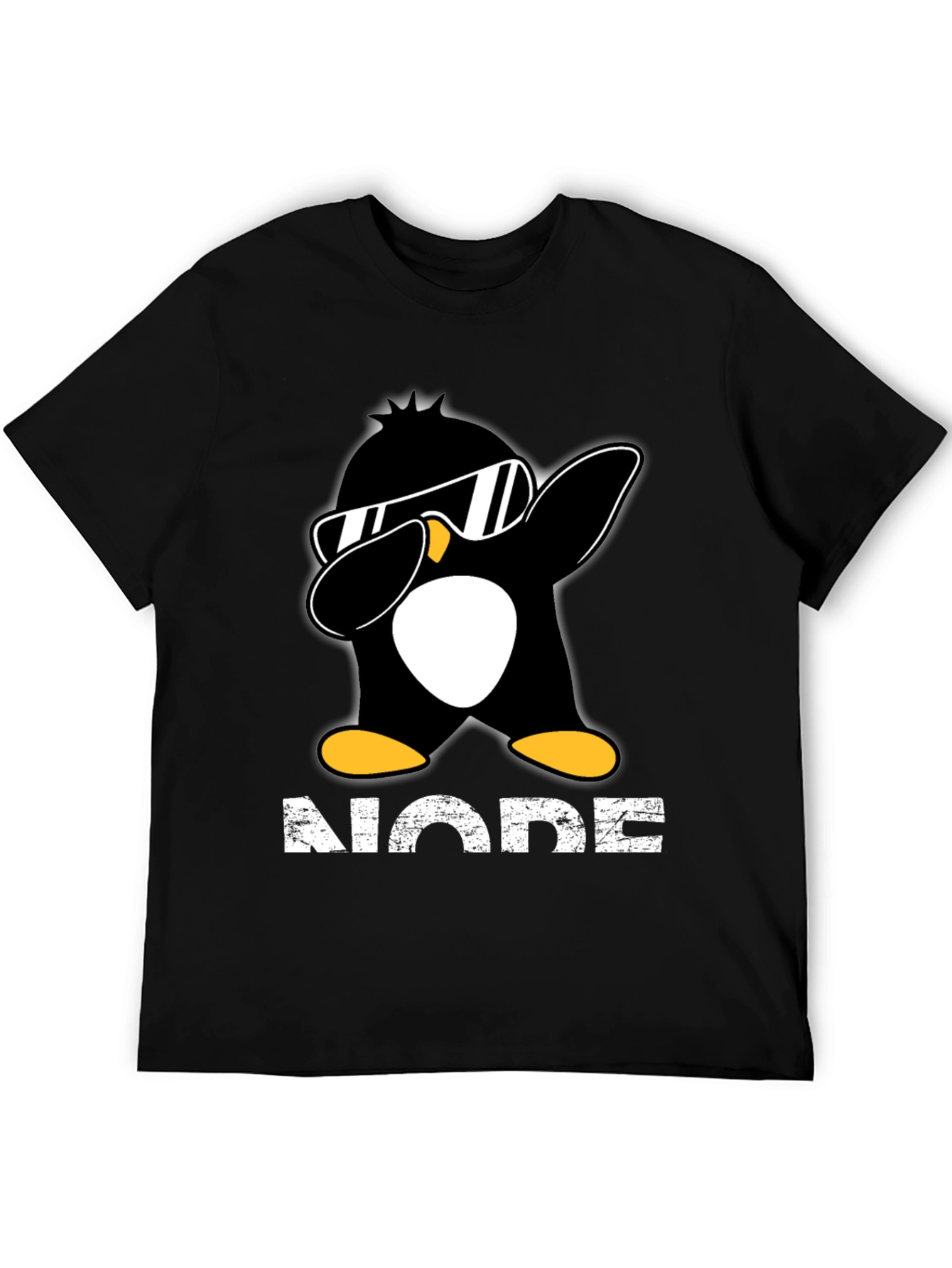 Dabbing Penguin T-Shirt - NODE Programmer Tee