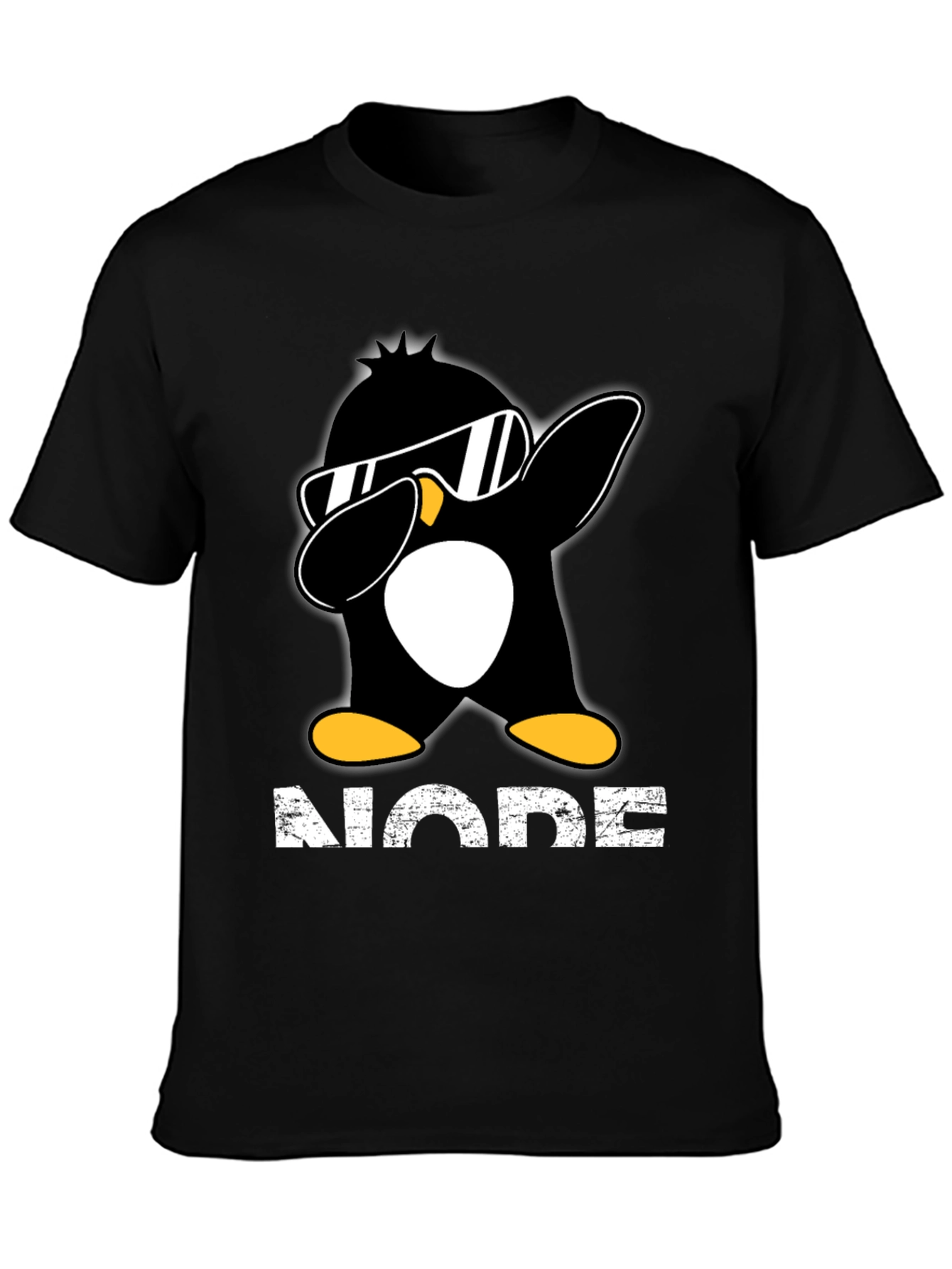 Dabbing Penguin T-Shirt - NODE Programmer Tee