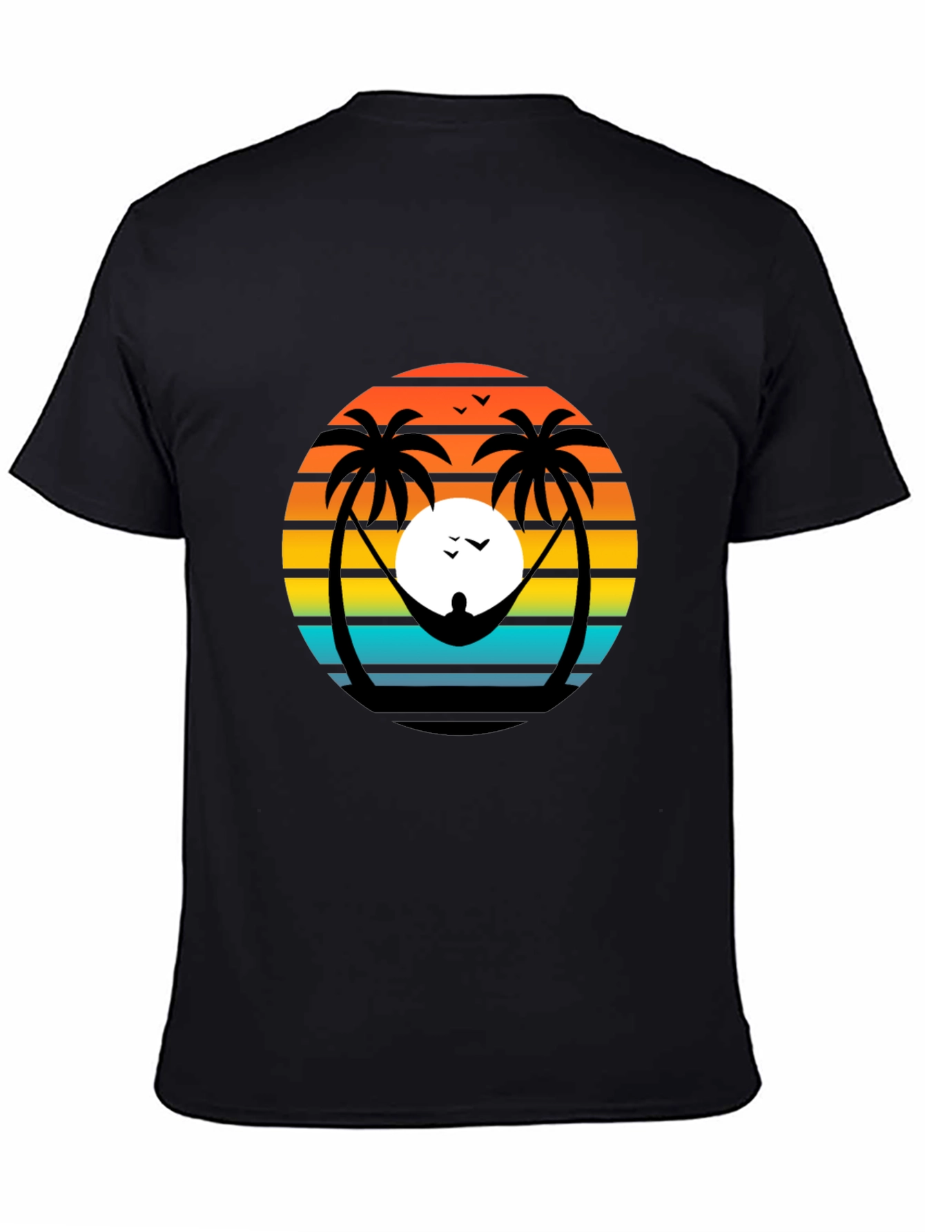 Sunset Hammock T-Shirt - Island Vibes