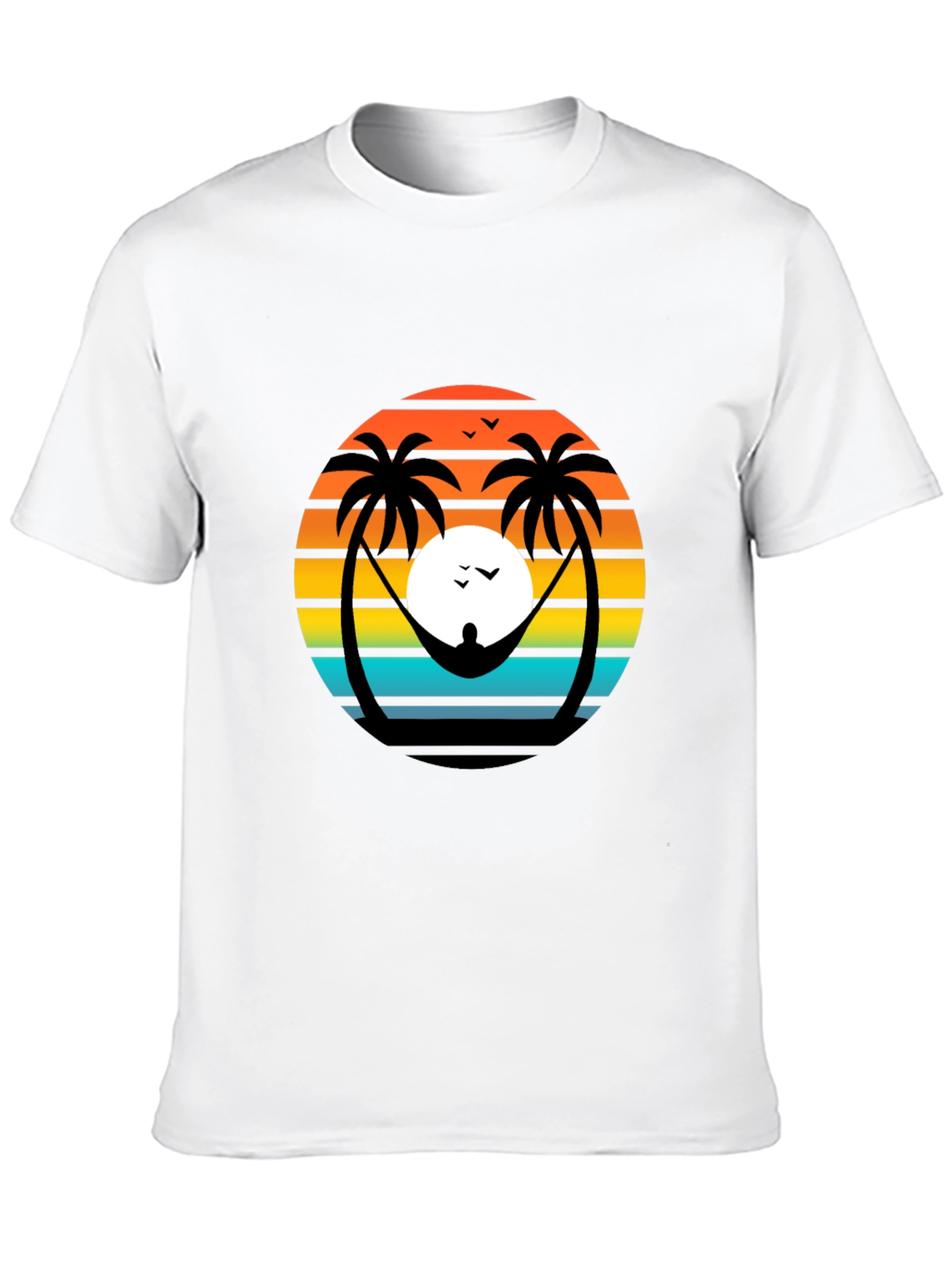 Sunset Hammock T-Shirt - Island Vibes