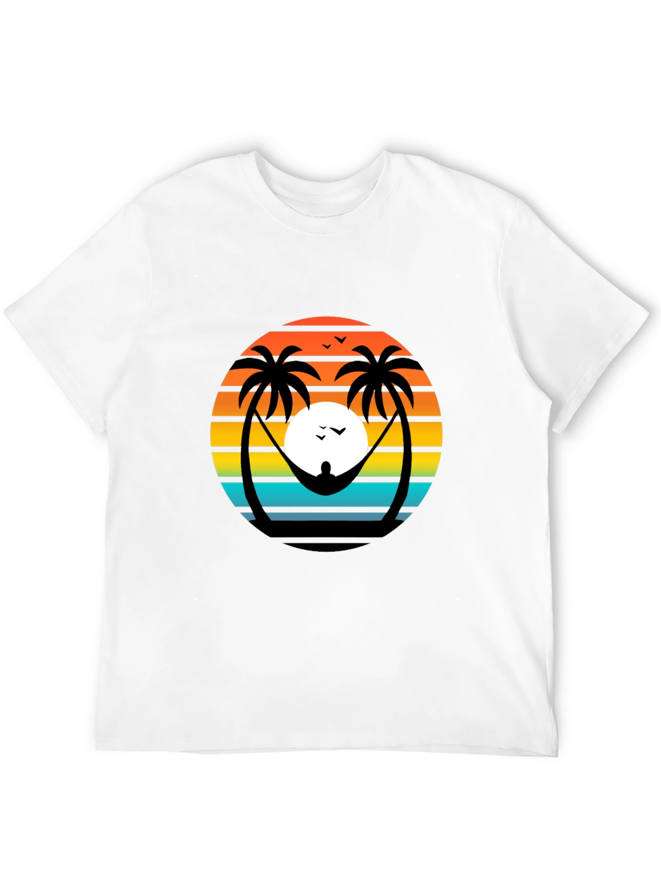 Sunset Hammock T-Shirt - Island Vibes