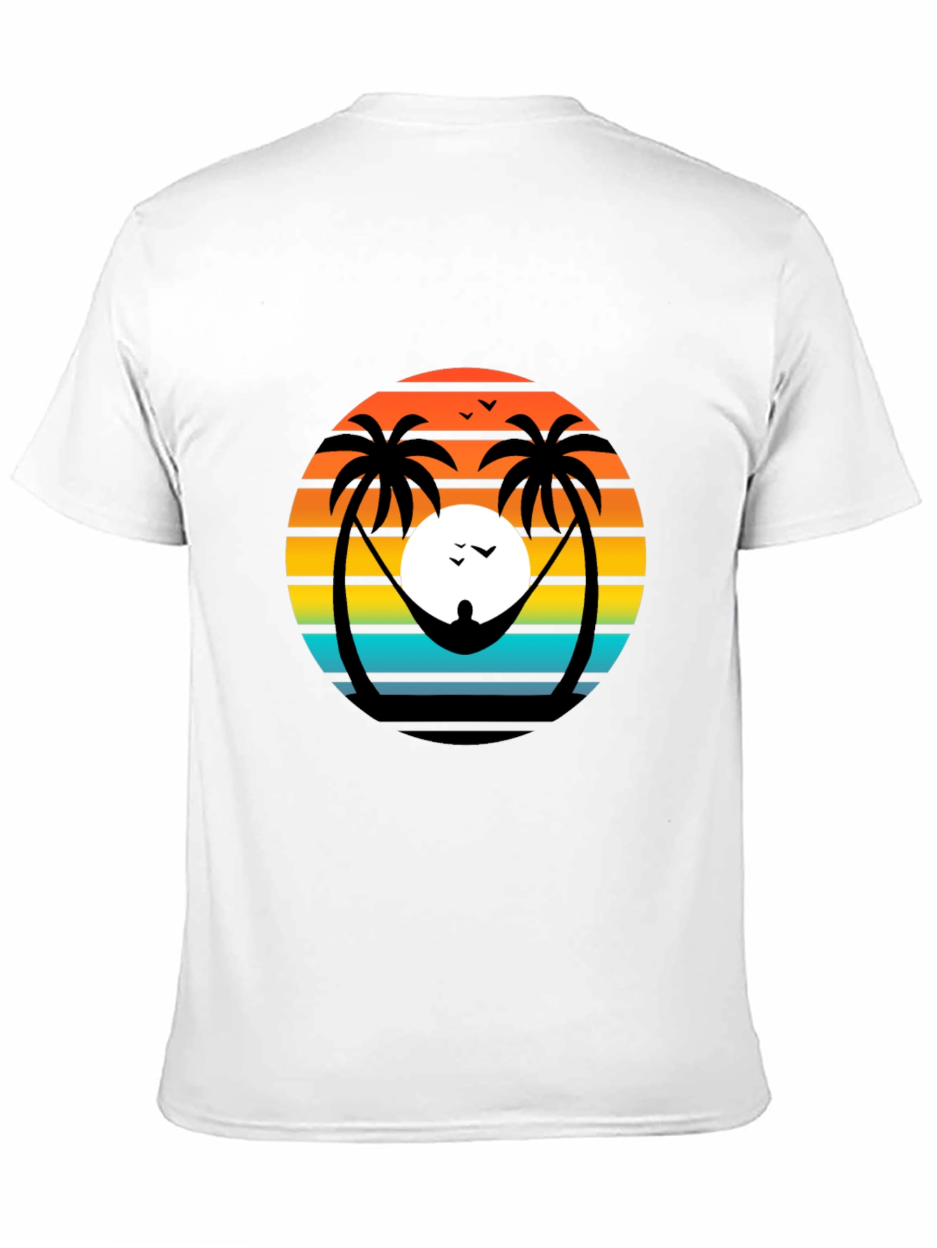 Sunset Hammock T-Shirt - Island Vibes