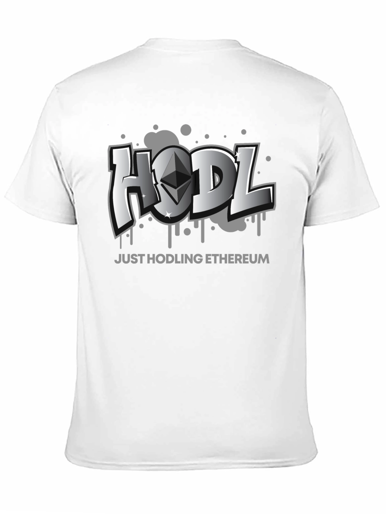 HODL Ethereum Crypto Black T-Shirt