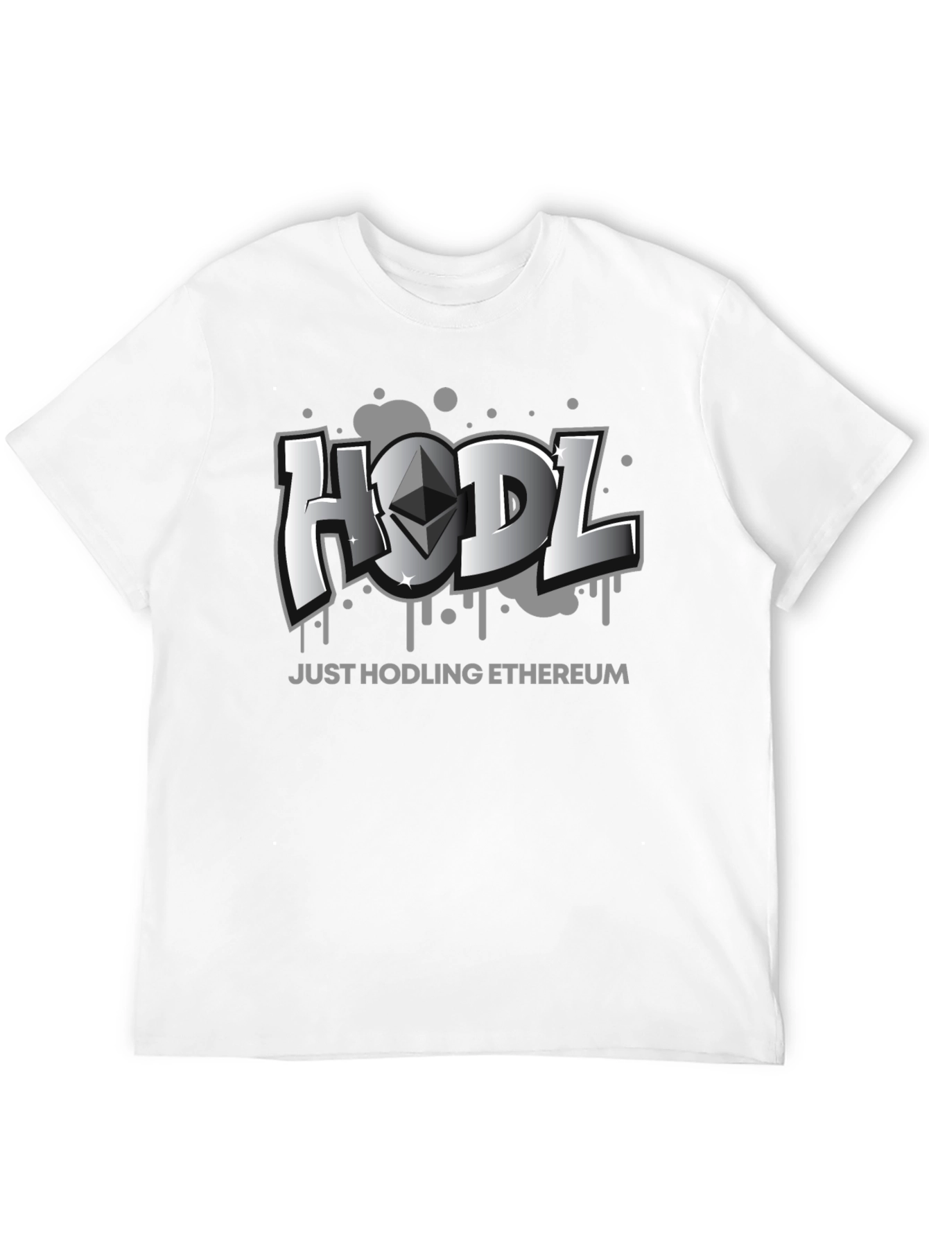 HODL Ethereum Crypto Black T-Shirt