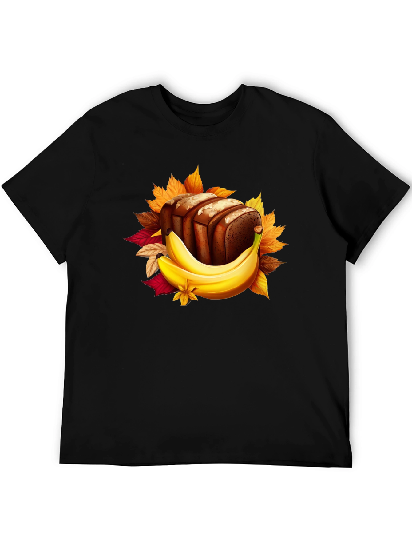 Banana Bread Graphic Tee - Foodie T-Shirt