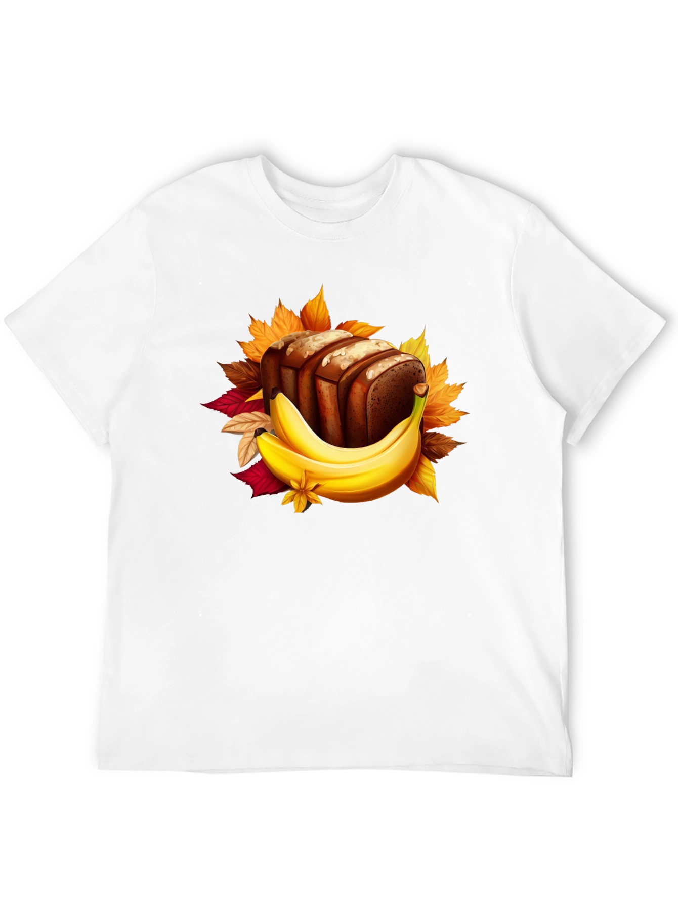 Banana Bread Graphic Tee - Foodie T-Shirt
