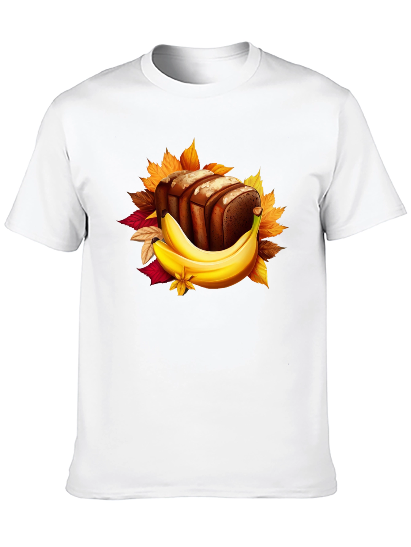 Banana Bread Graphic Tee - Foodie T-Shirt