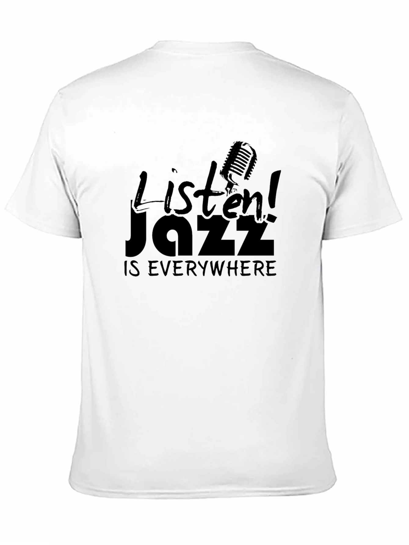 Jazz Music Lover Black T-Shirt