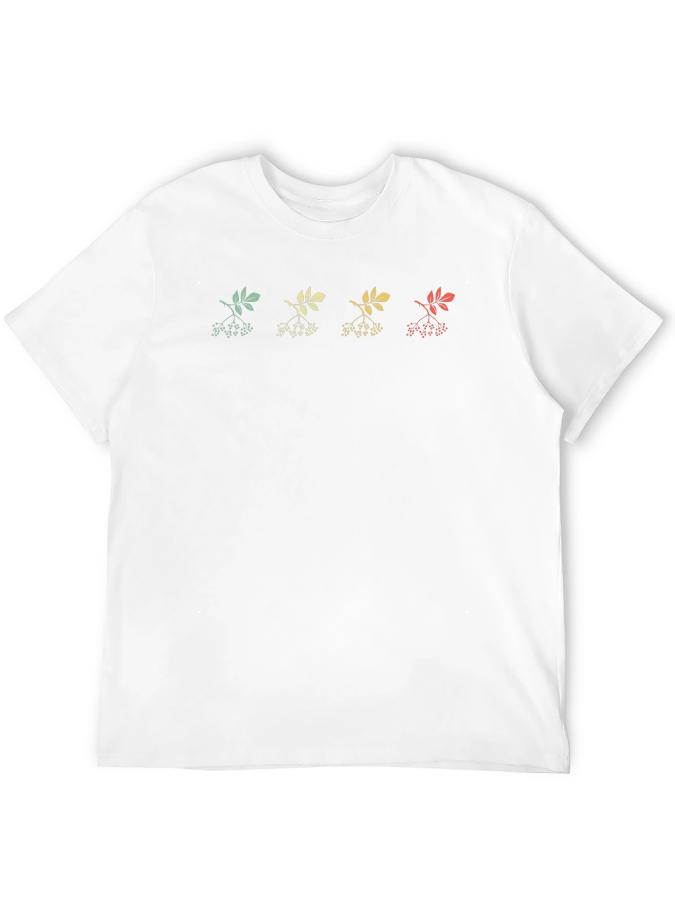 Retro Botanical Print T-Shirt