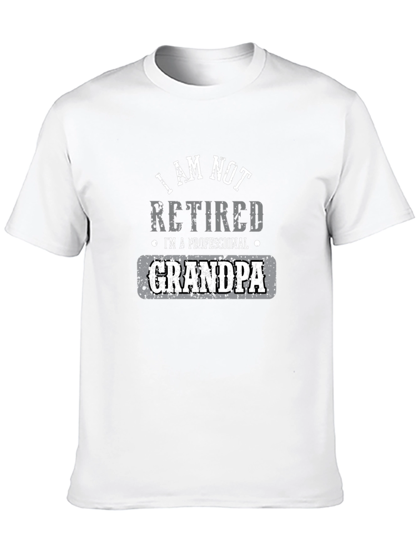 Professional Grandpa Black T-Shirt