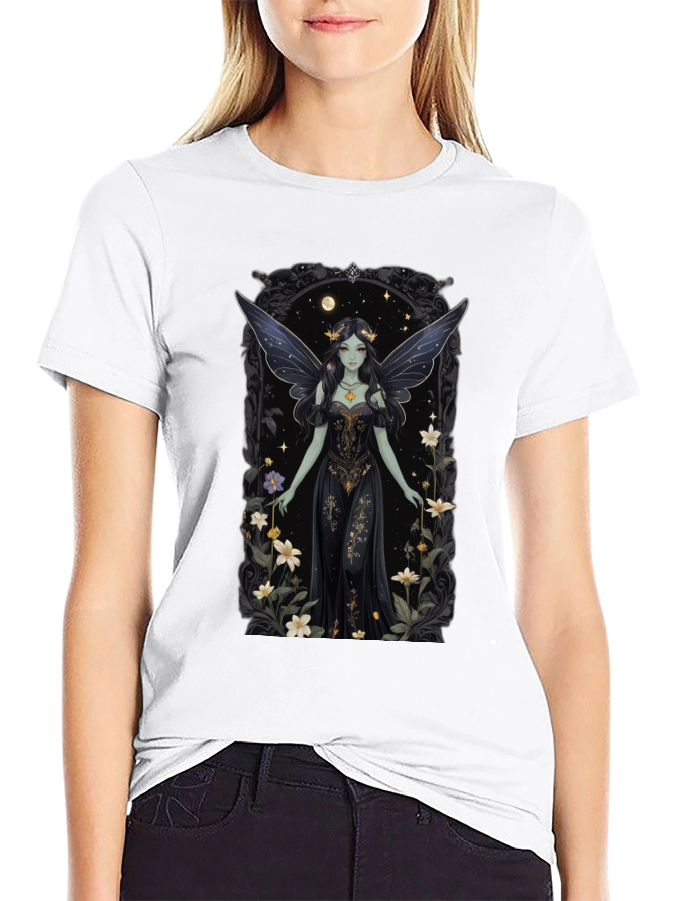 Fairy Art T-Shirt - Whimsical Graphic Tee
