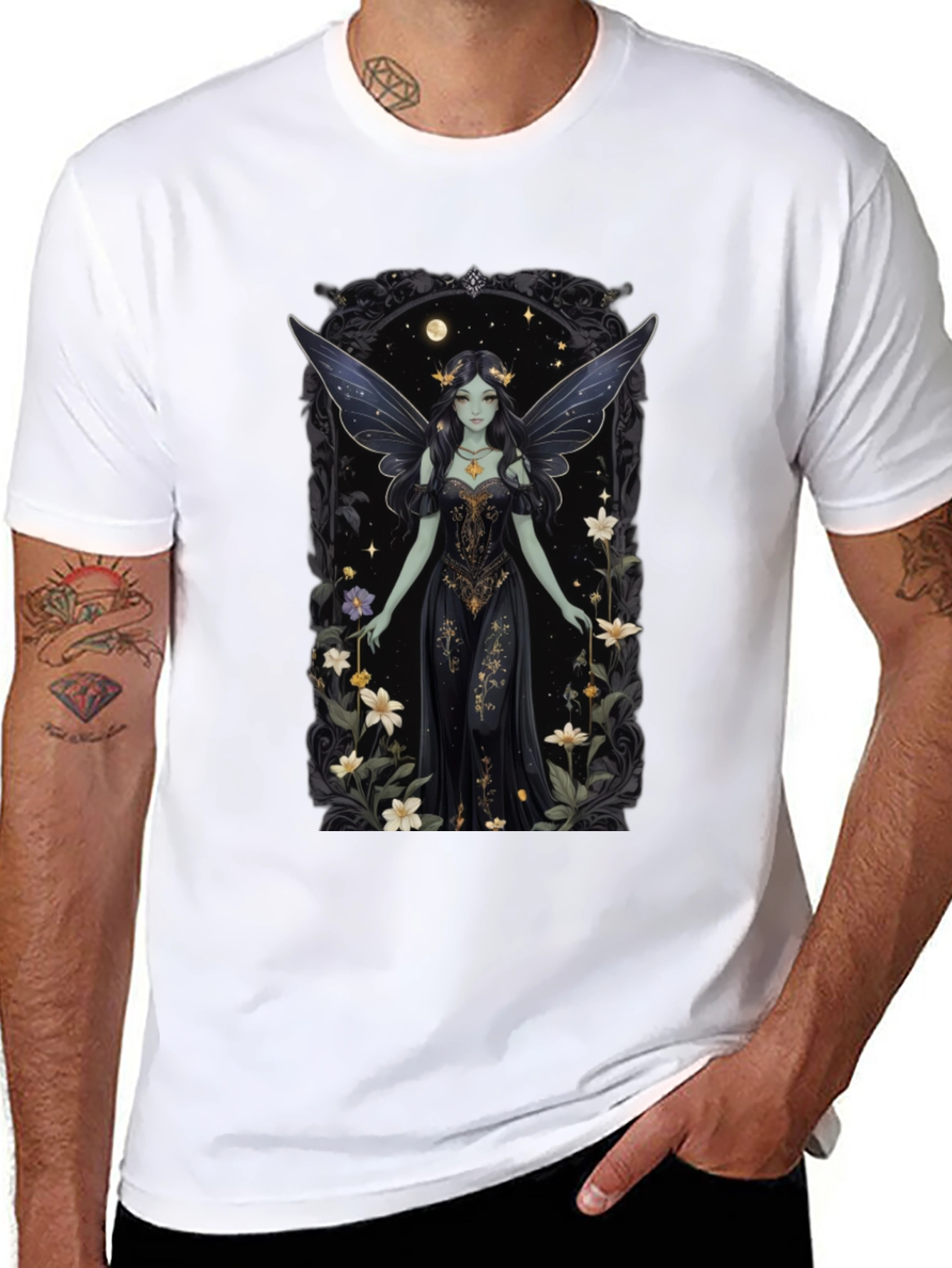 Fairy Art T-Shirt - Whimsical Graphic Tee