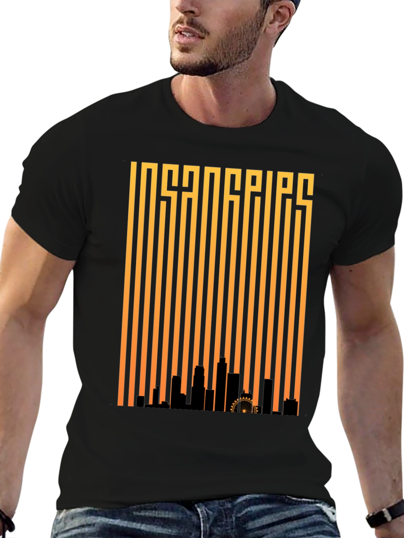 LA Skyline Graphic Tee - Stylish Cityscape T-Shirt