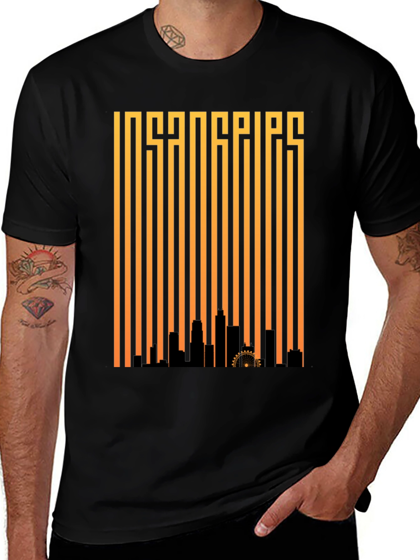 LA Skyline Graphic Tee - Stylish Cityscape T-Shirt