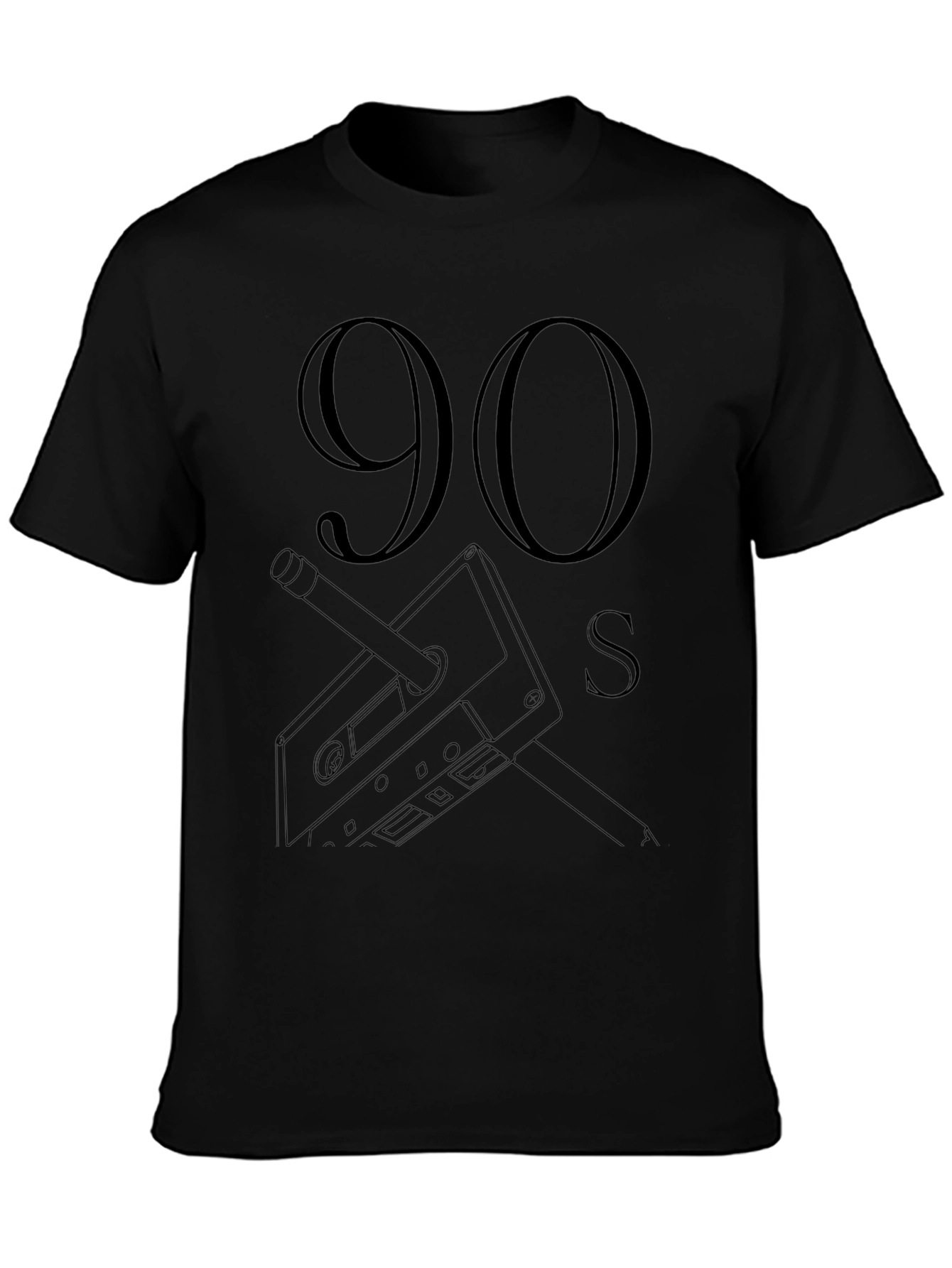 90s Cassette Tape Graphic Tee - Retro Style
