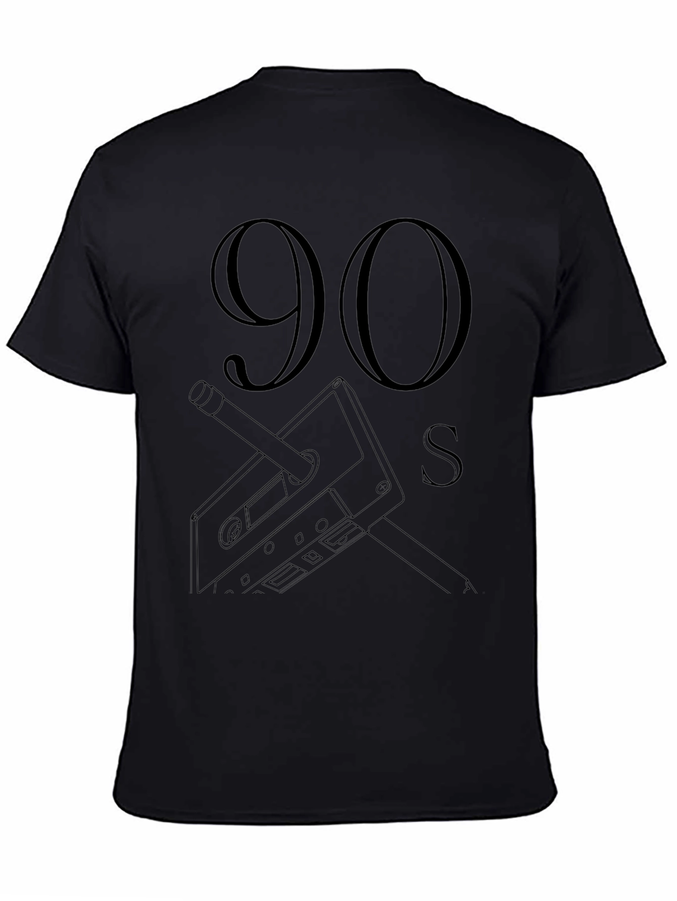 90s Cassette Tape Graphic Tee - Retro Style