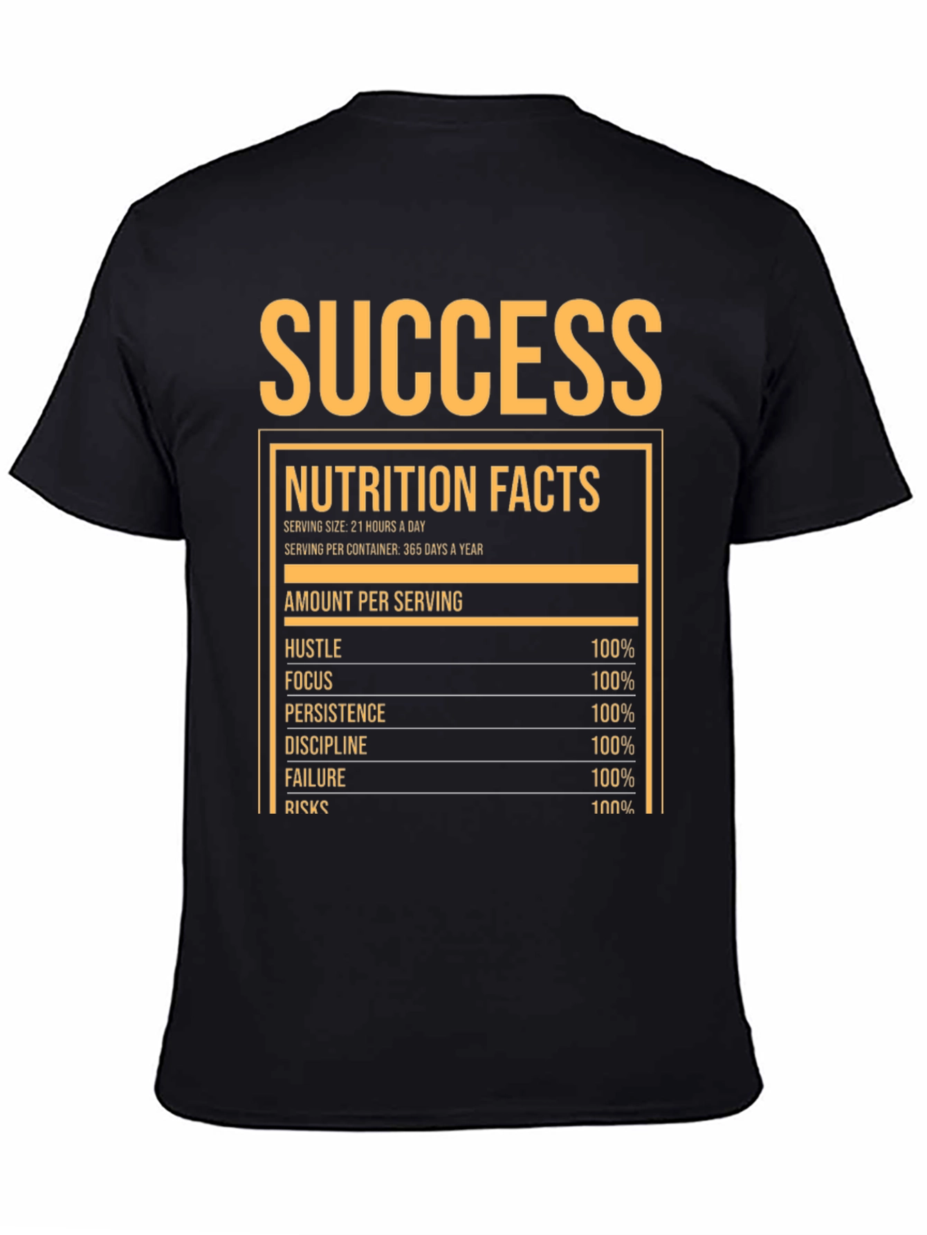 Success Nutrition Facts T-Shirt