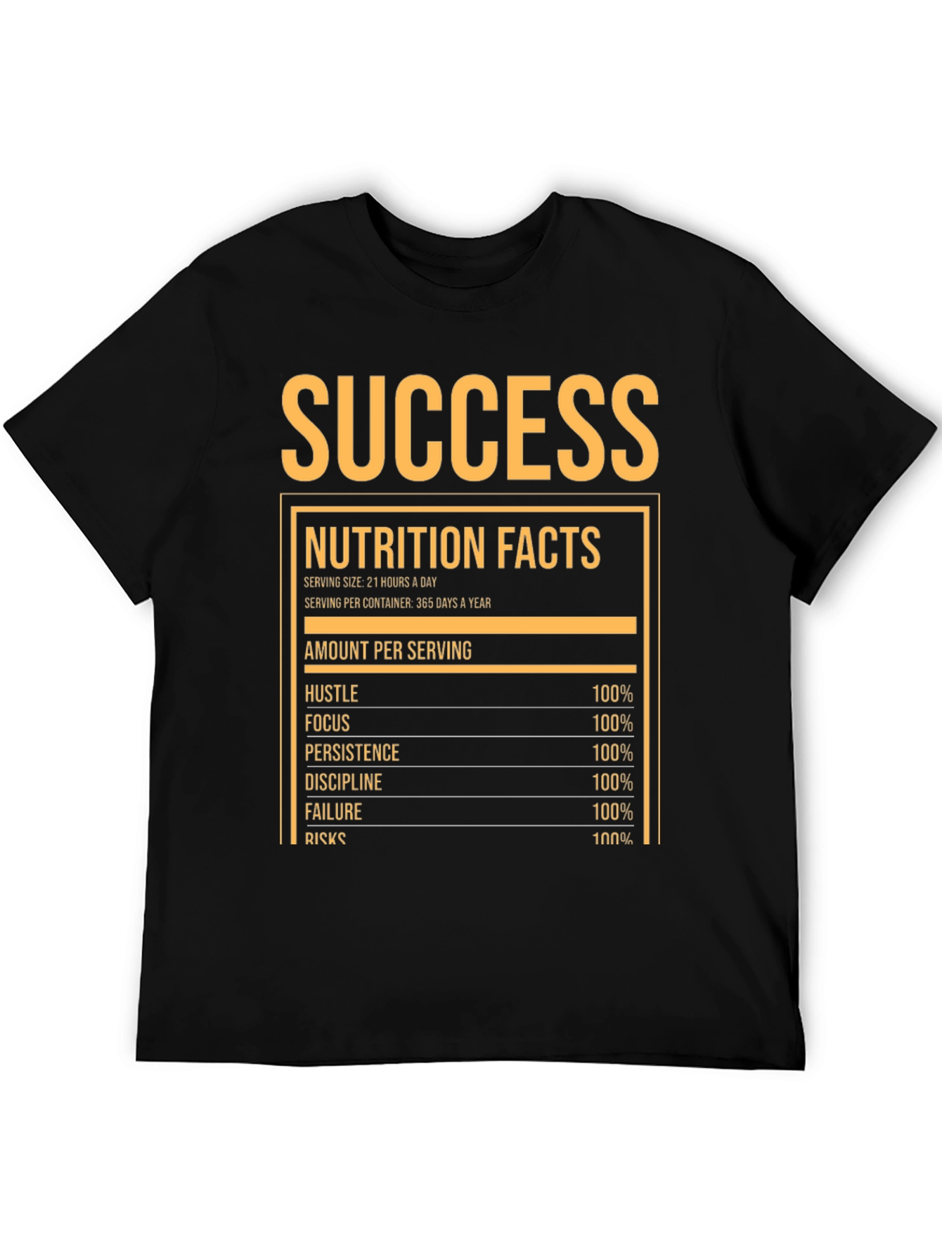 Success Nutrition Facts T-Shirt