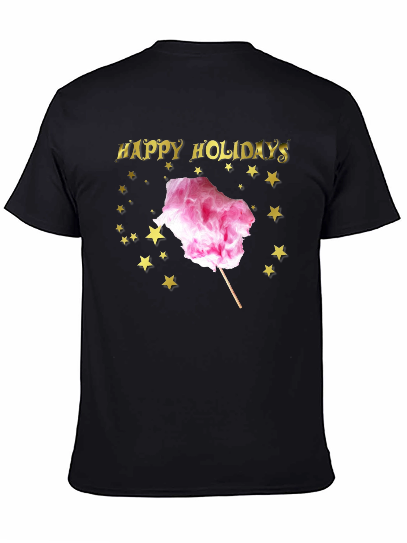 Happy Holidays Cotton Candy Graphic Tee