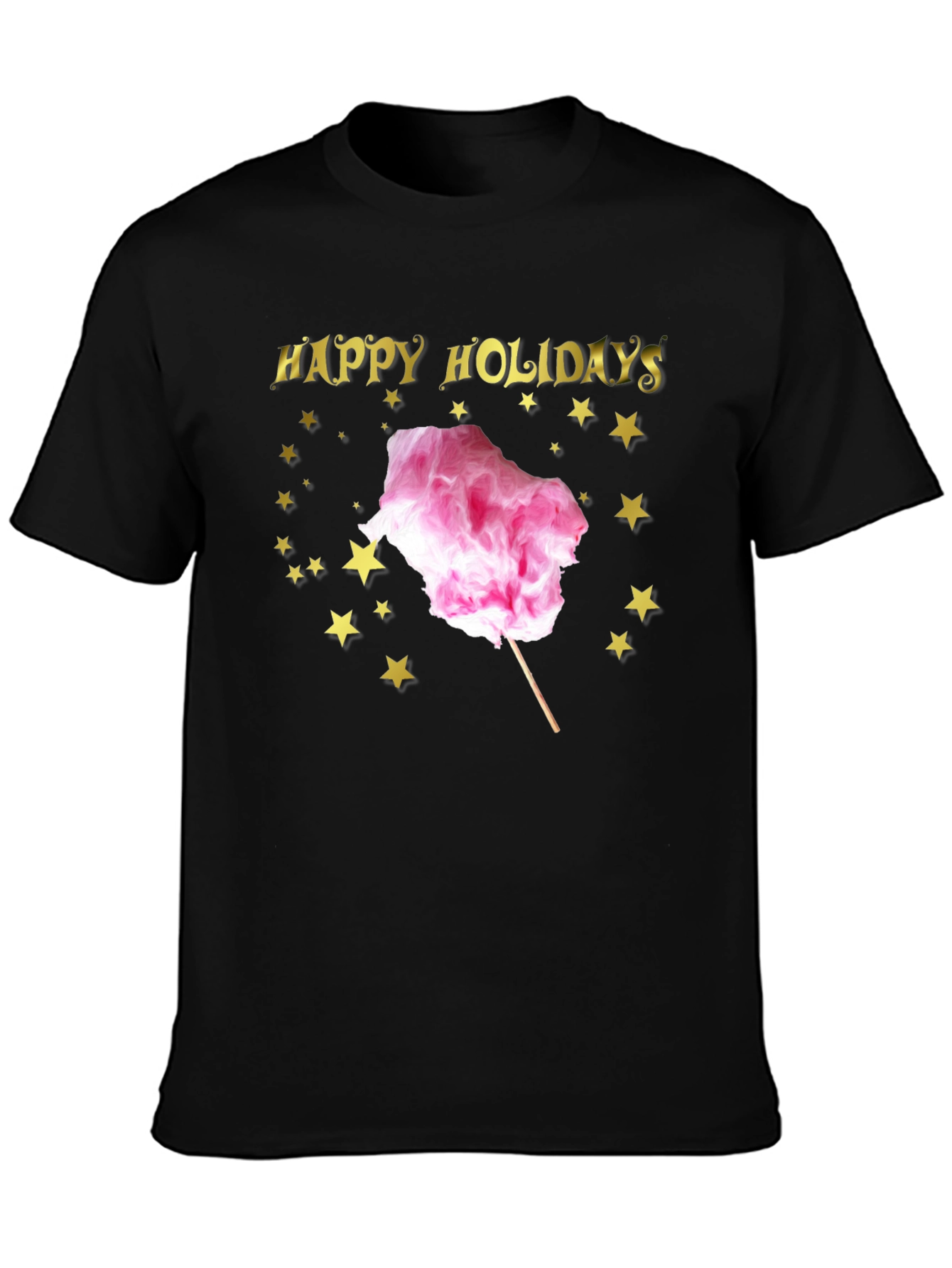 Happy Holidays Cotton Candy Graphic Tee