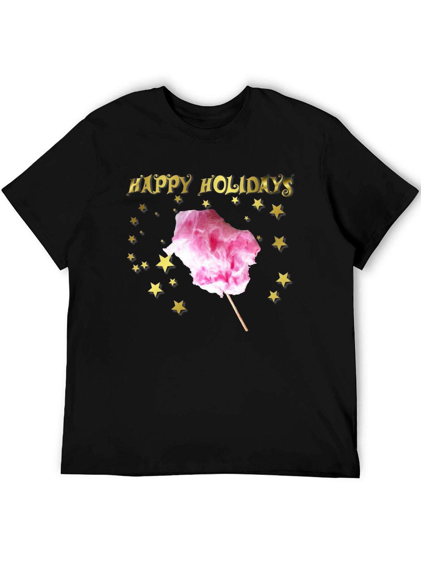 Happy Holidays Cotton Candy Graphic Tee