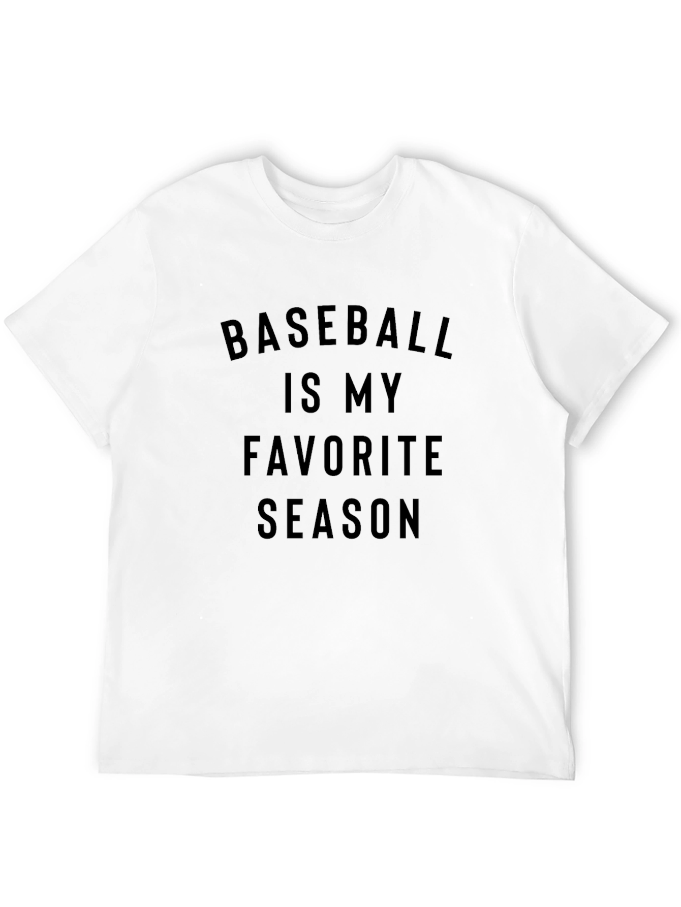 Baseball Is My Favorite Season Graphic T-Shirt