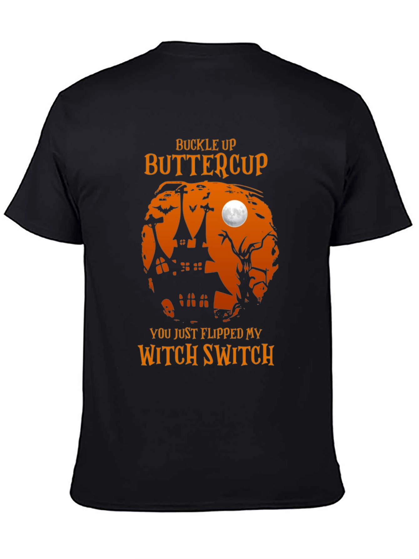 Buckle Up Buttercup Witch Halloween T-Shirt
