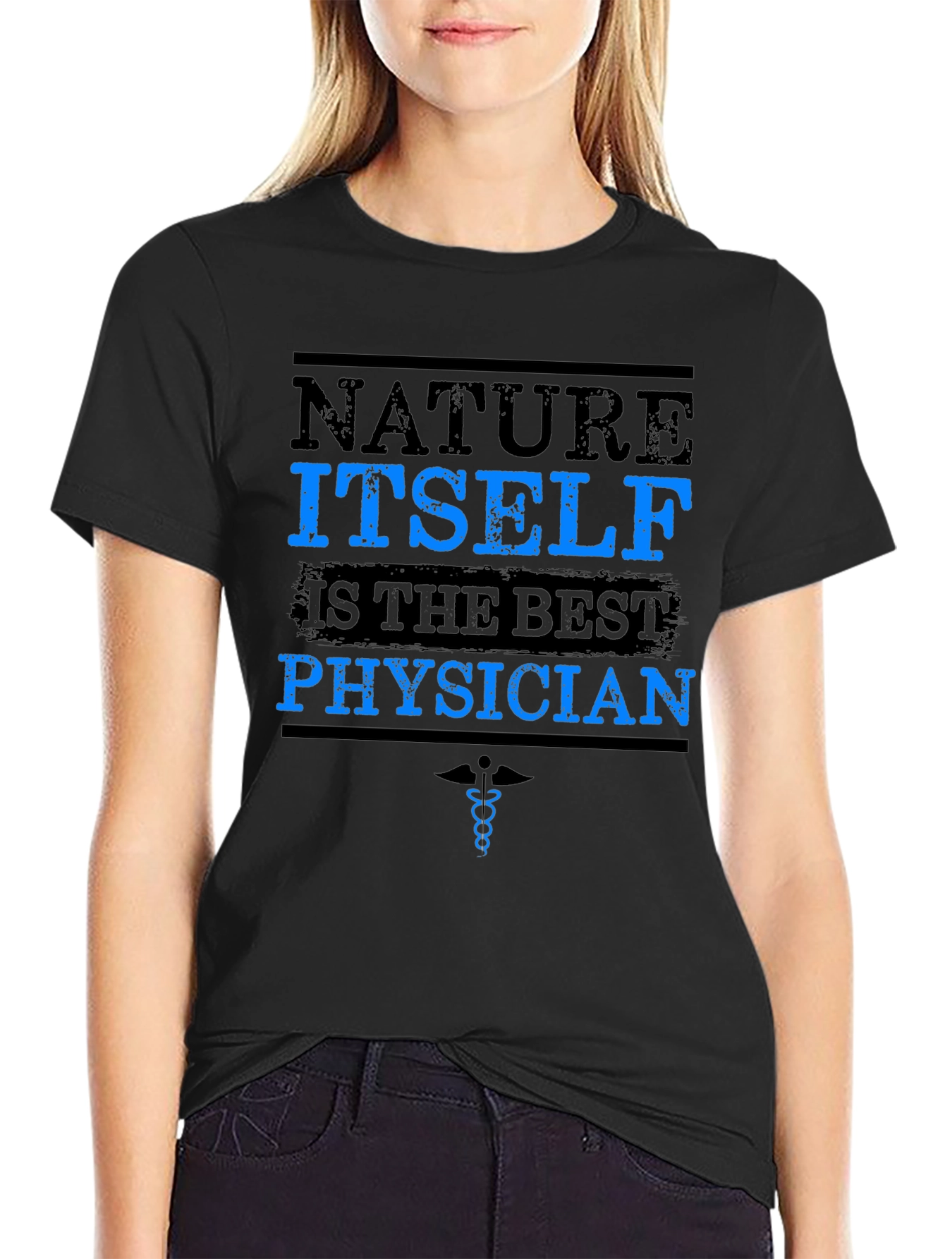 Nature Itself Physician T-Shirt - Black