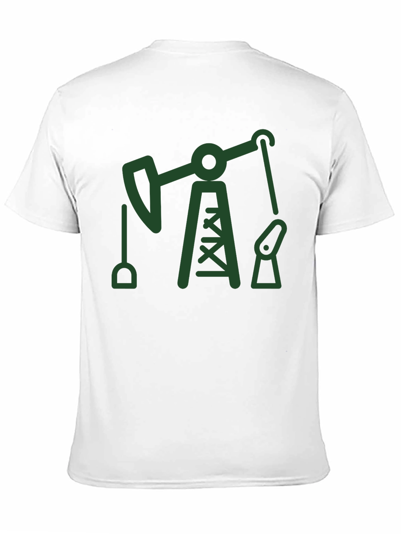 Oil Derrick Graphic Tee - Black