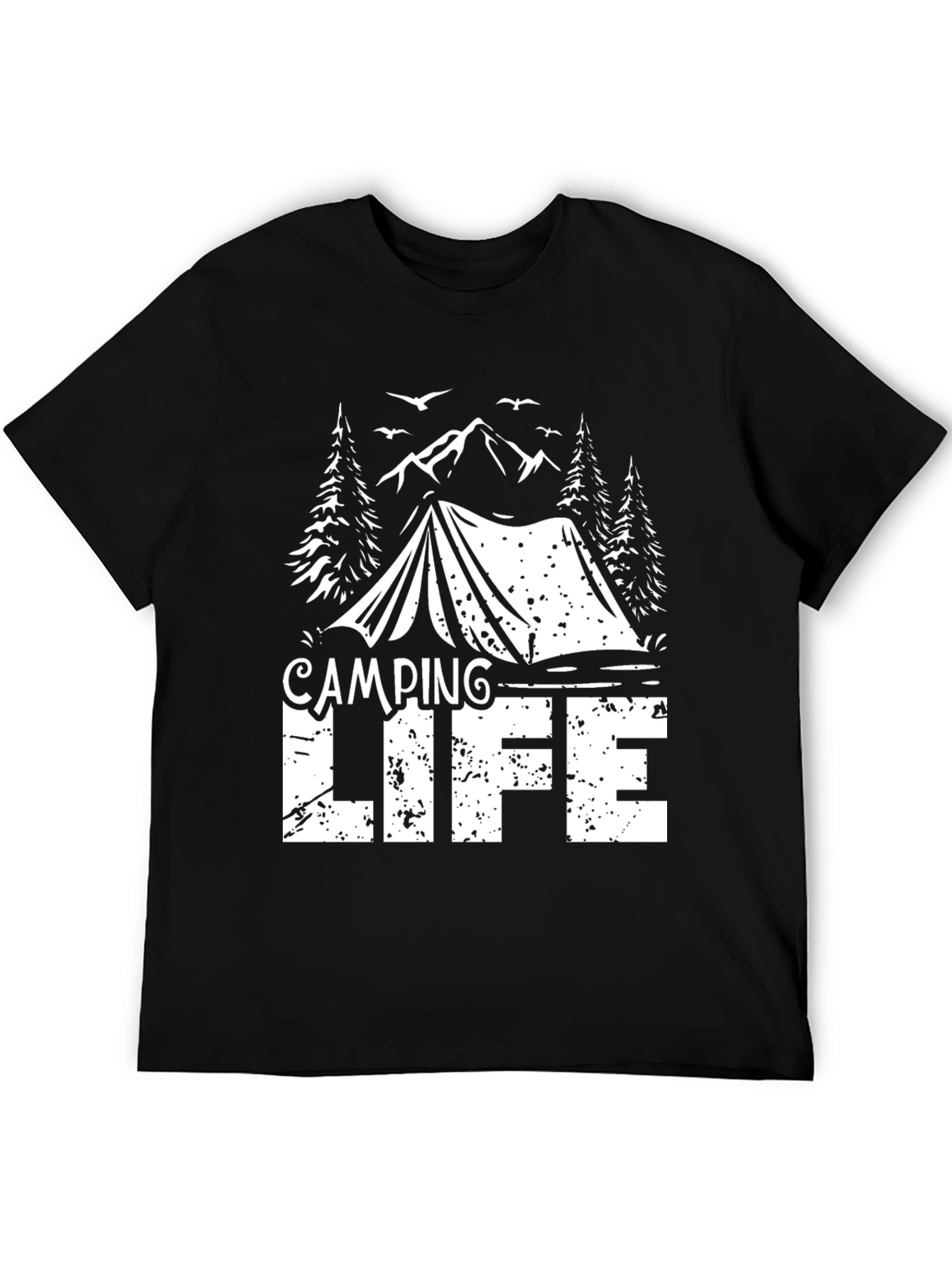Camping Life Black T-Shirt