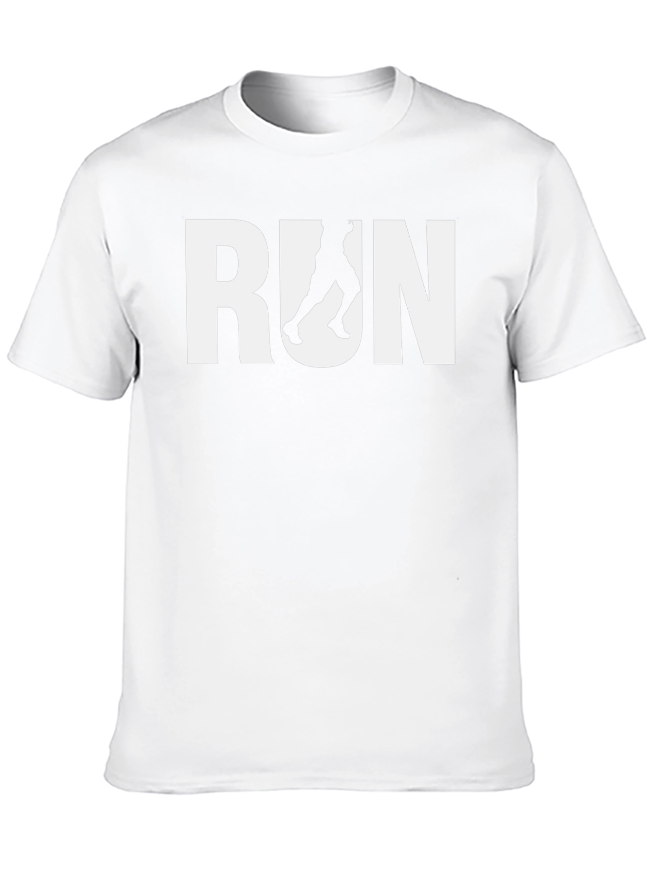 Run Graphic T-Shirt - Black Cotton Tee