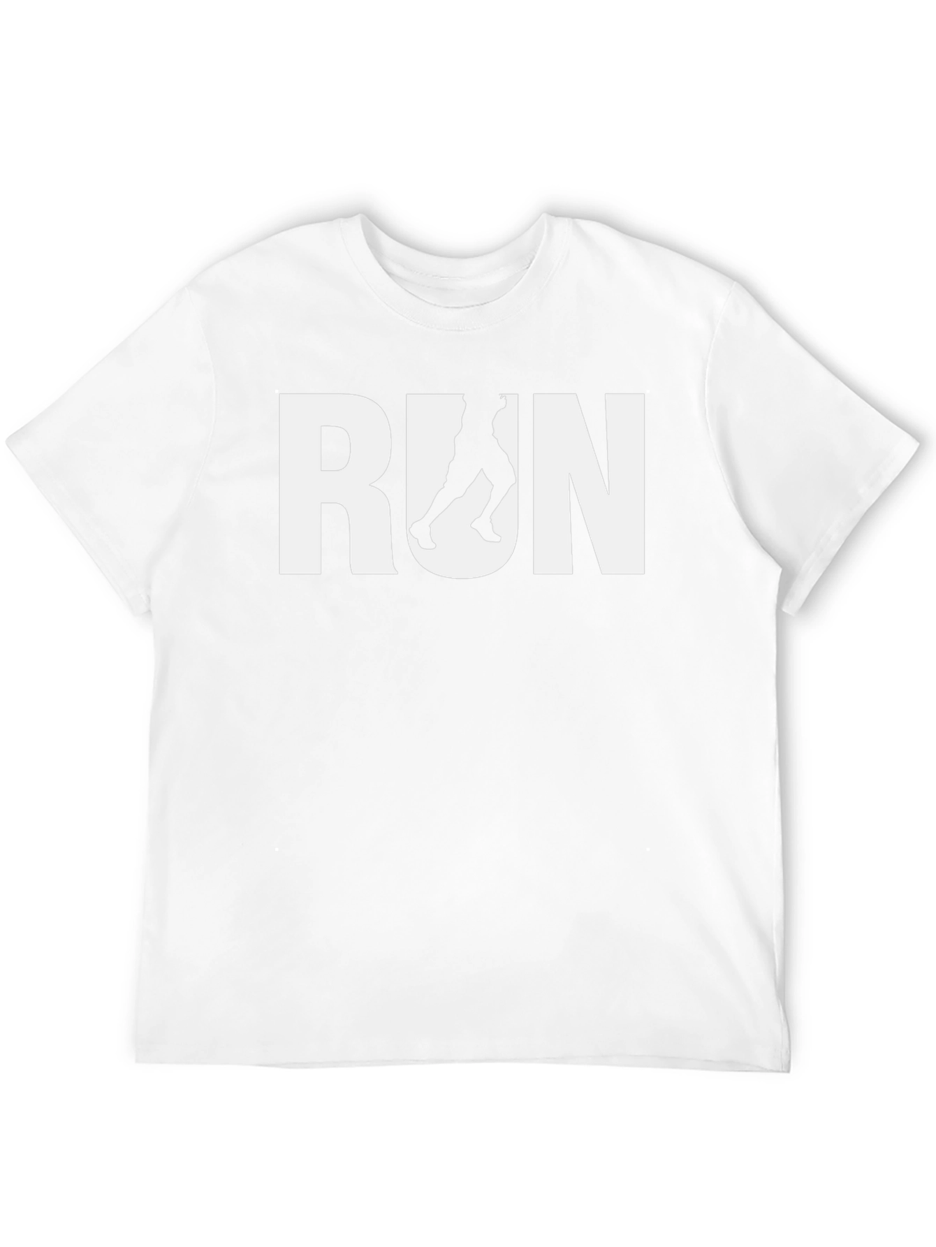 Run Graphic T-Shirt - Black Cotton Tee