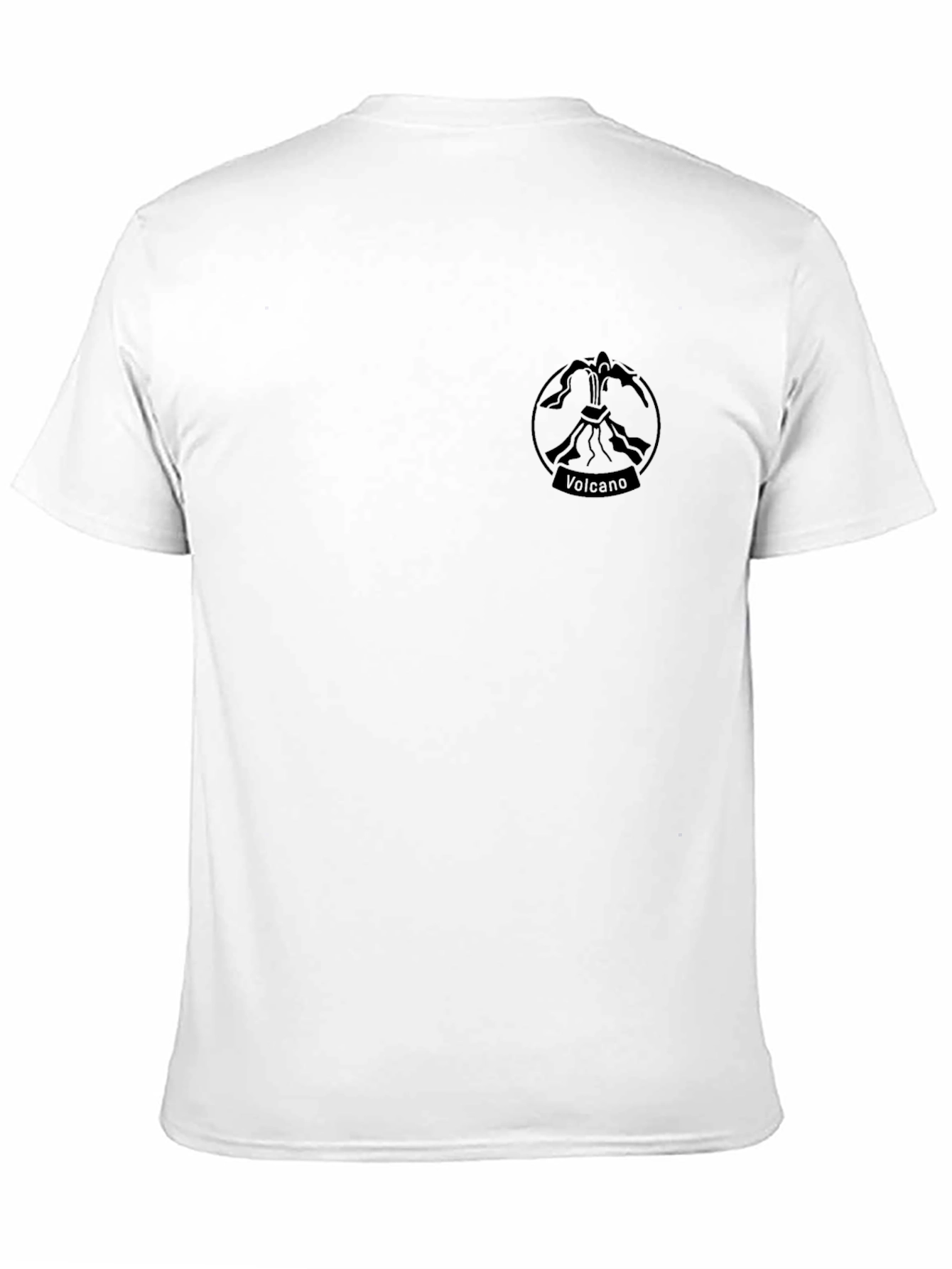 Black Volcano Graphic T-Shirt