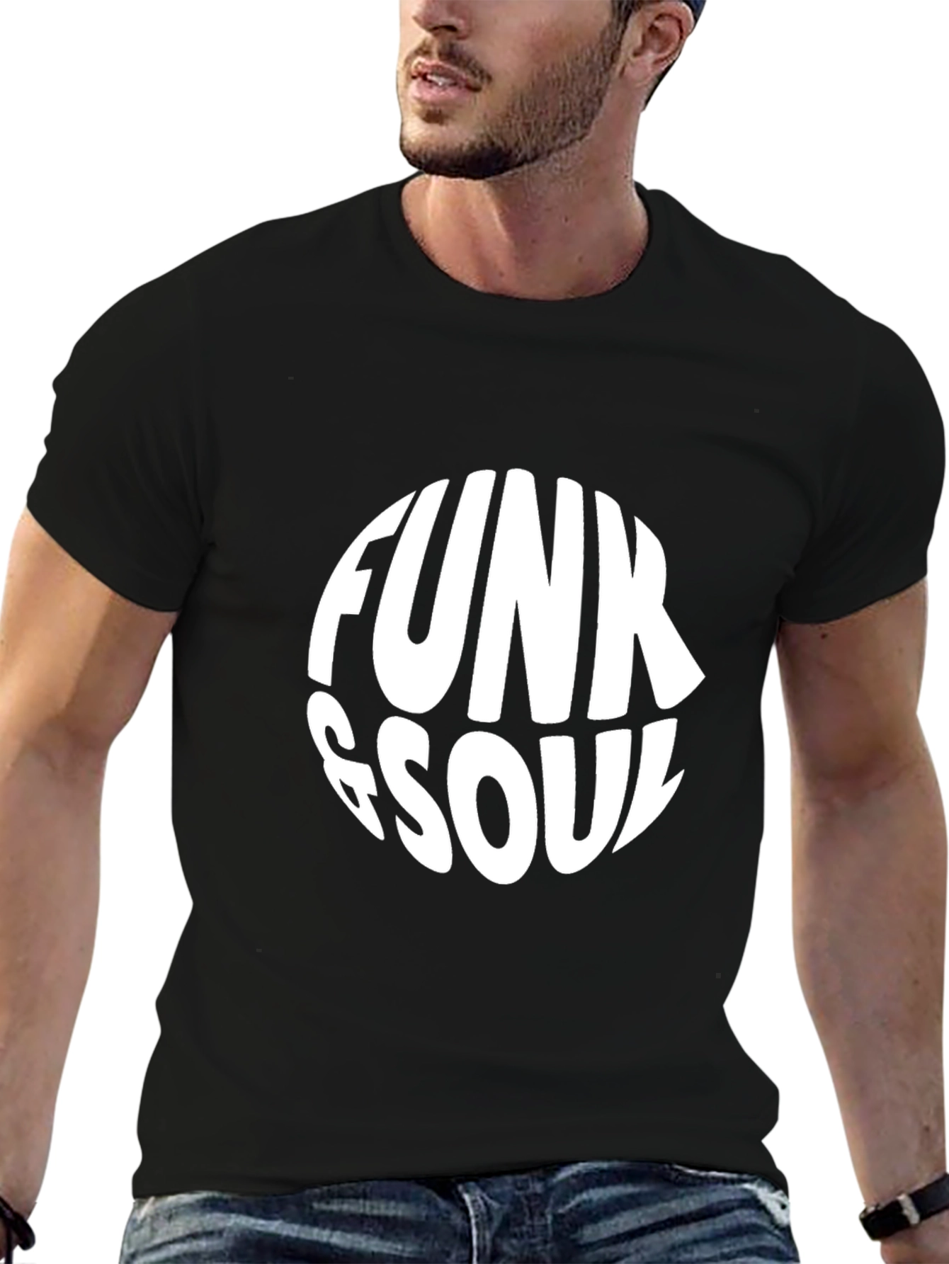 Funk & Soul Graphic Tee - Retro Black T-Shirt