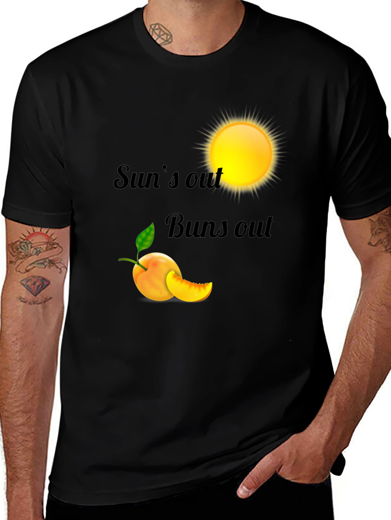 Suns Out Buns Out Graphic T-Shirt