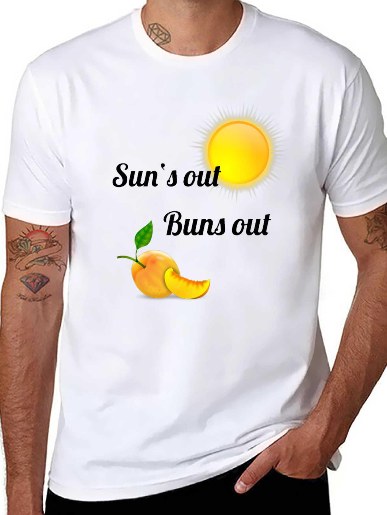 Suns Out Buns Out Graphic T-Shirt