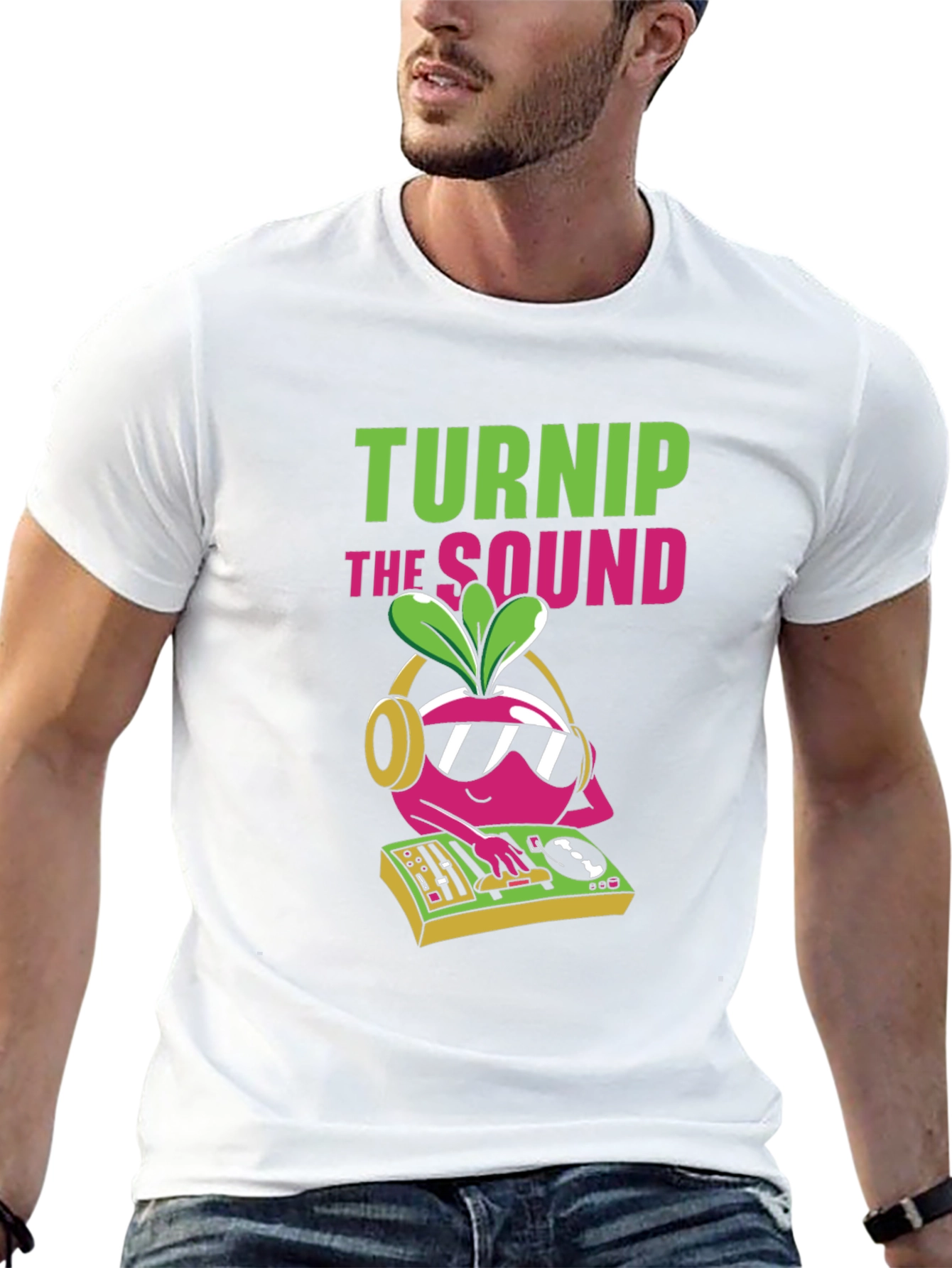 Turnip the Sound DJ Graphic T-Shirt