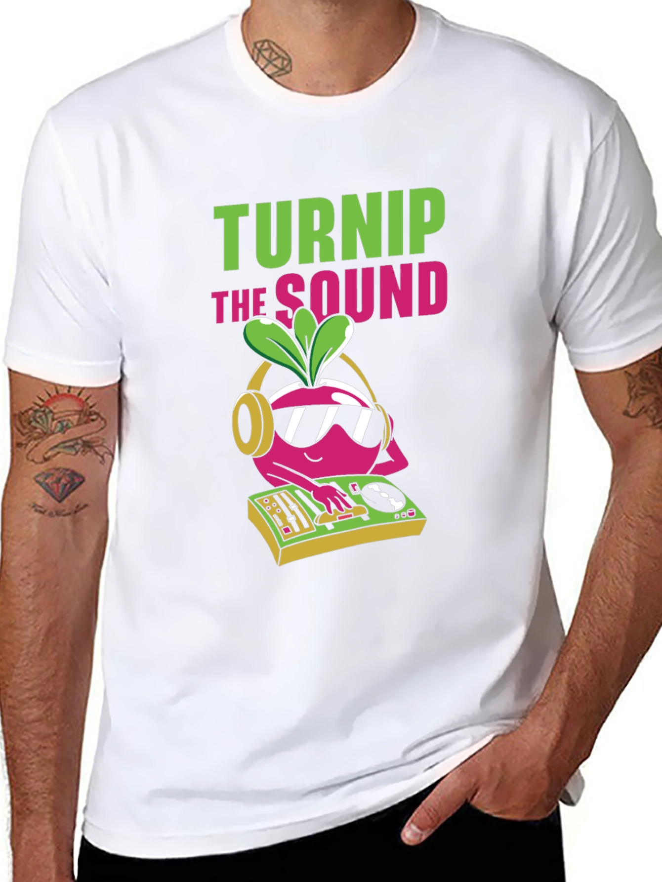 Turnip the Sound DJ Graphic T-Shirt