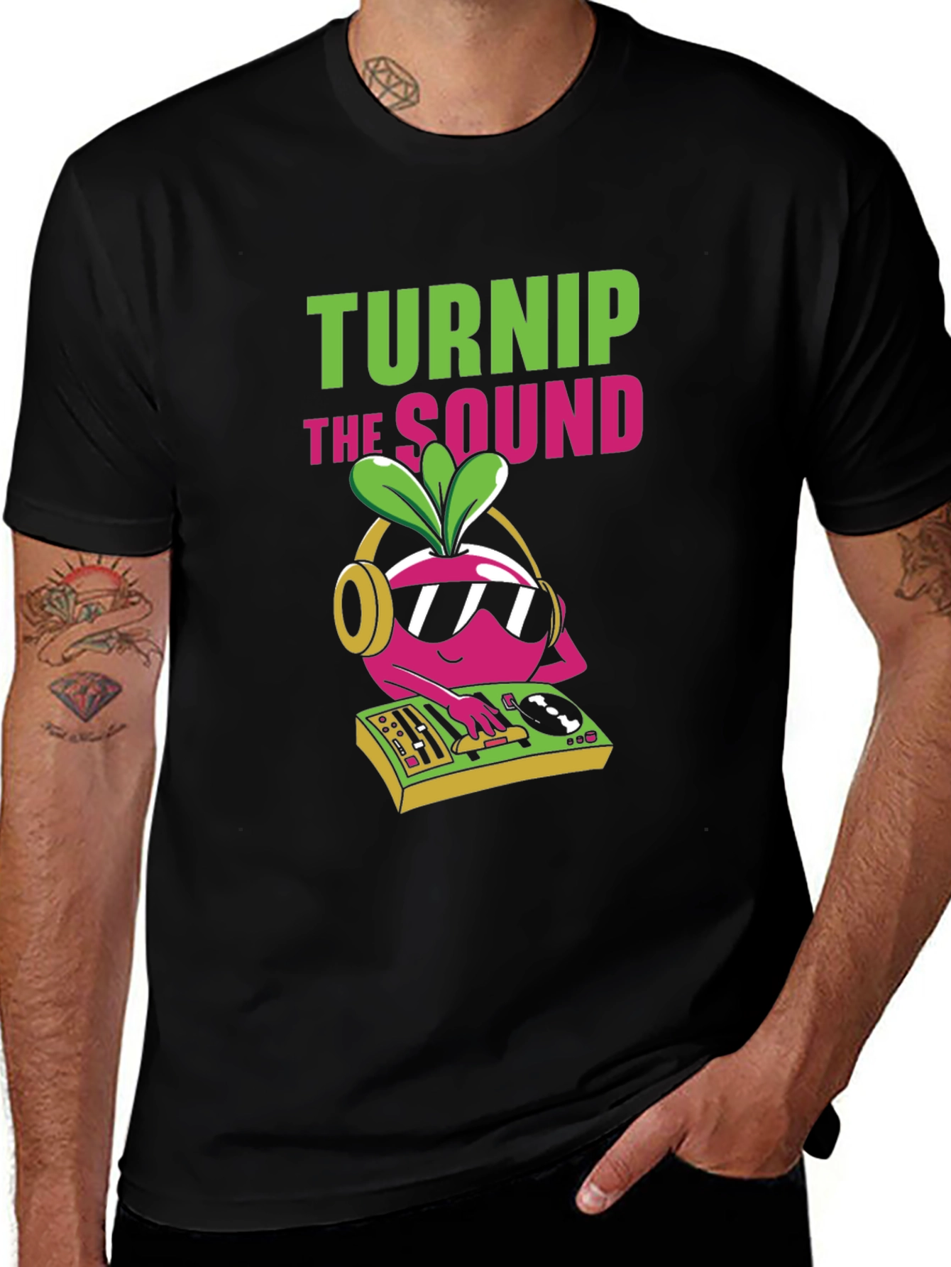 Turnip the Sound DJ Graphic T-Shirt