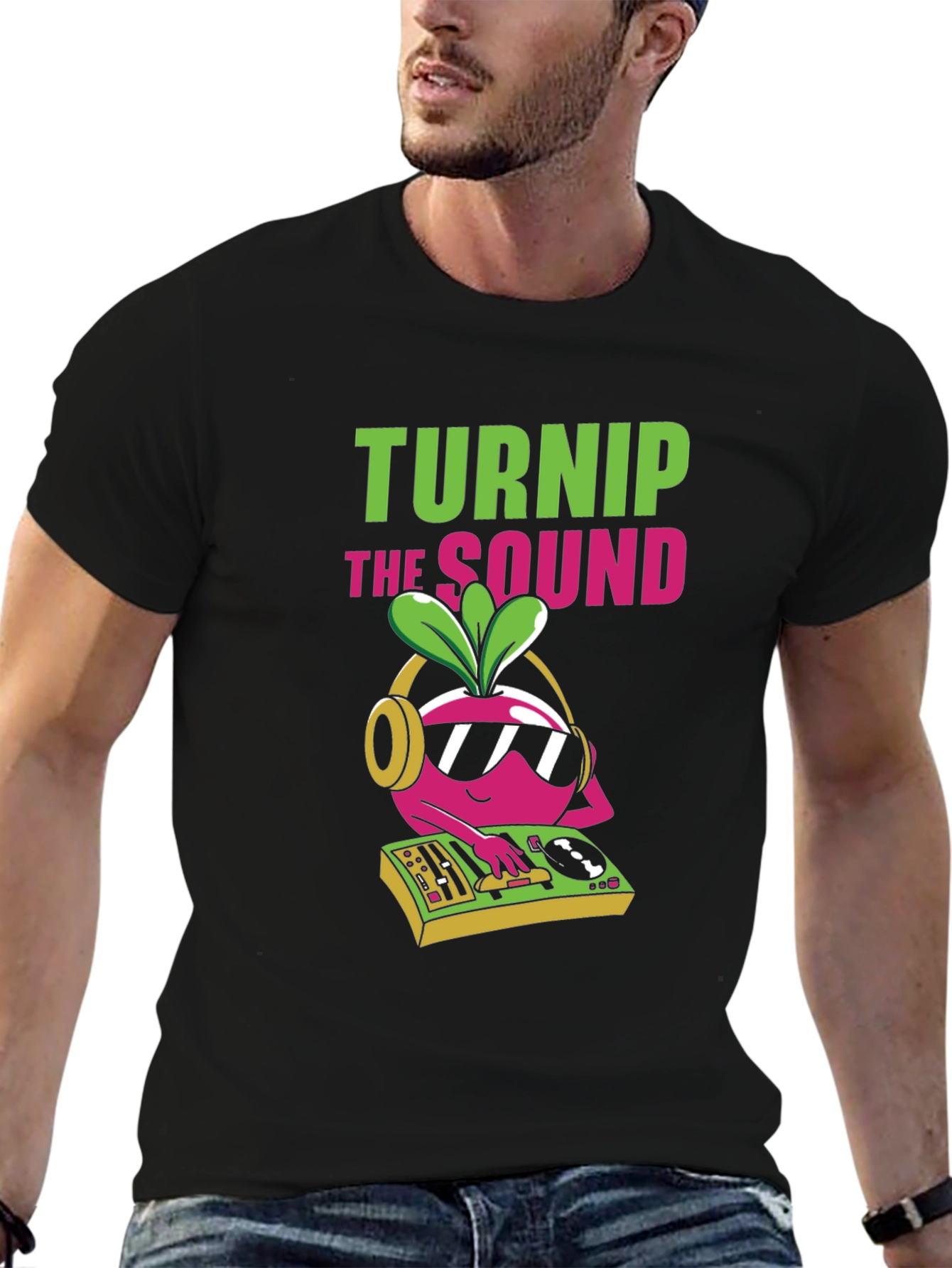 Turnip the Sound DJ Graphic T-Shirt