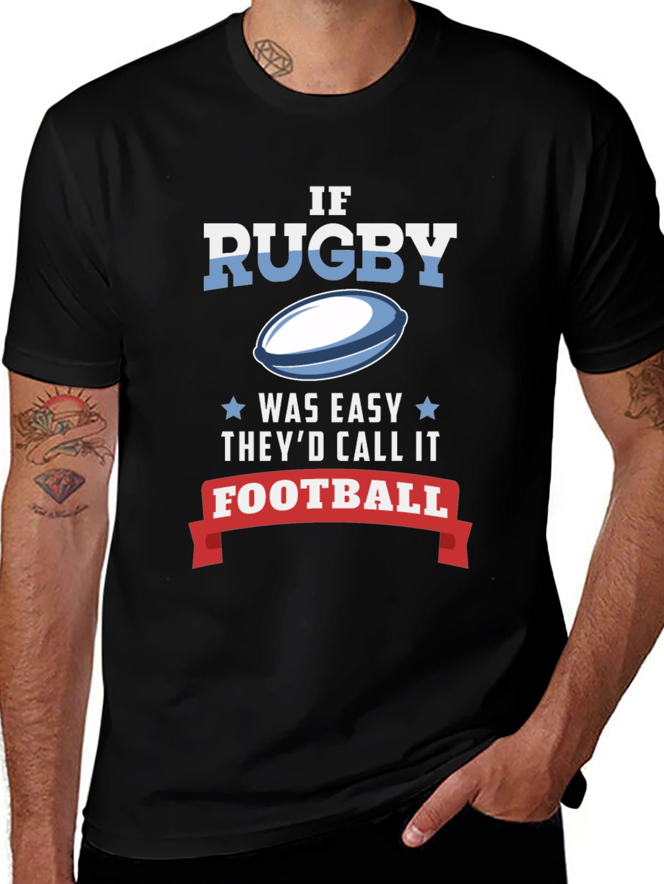 Rugby T-Shirt: If It Was Easy...