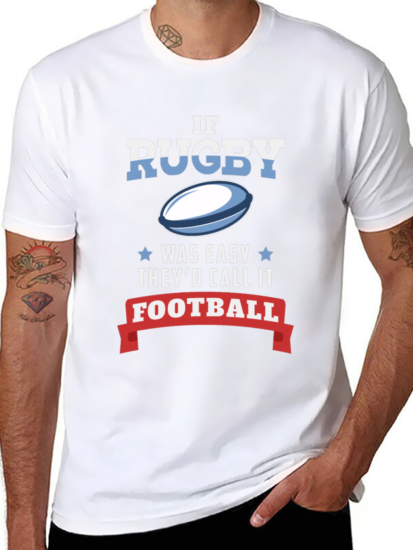Rugby T-Shirt: If It Was Easy...